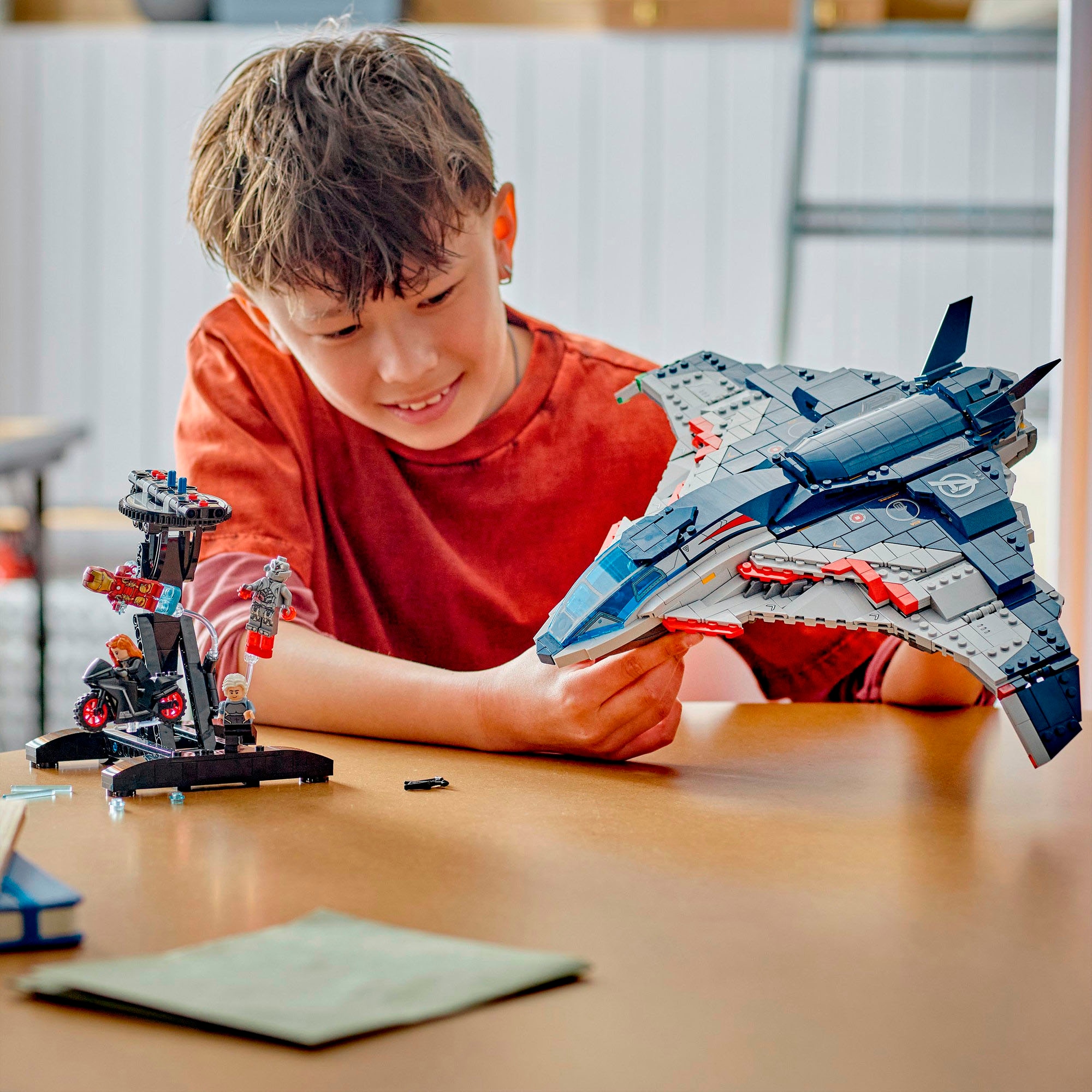 LEGO® Konstruktionsspielsteine »Avengers: Age of Ultron Quinjet (76325), LEGO Super Heroes« Made in Europe