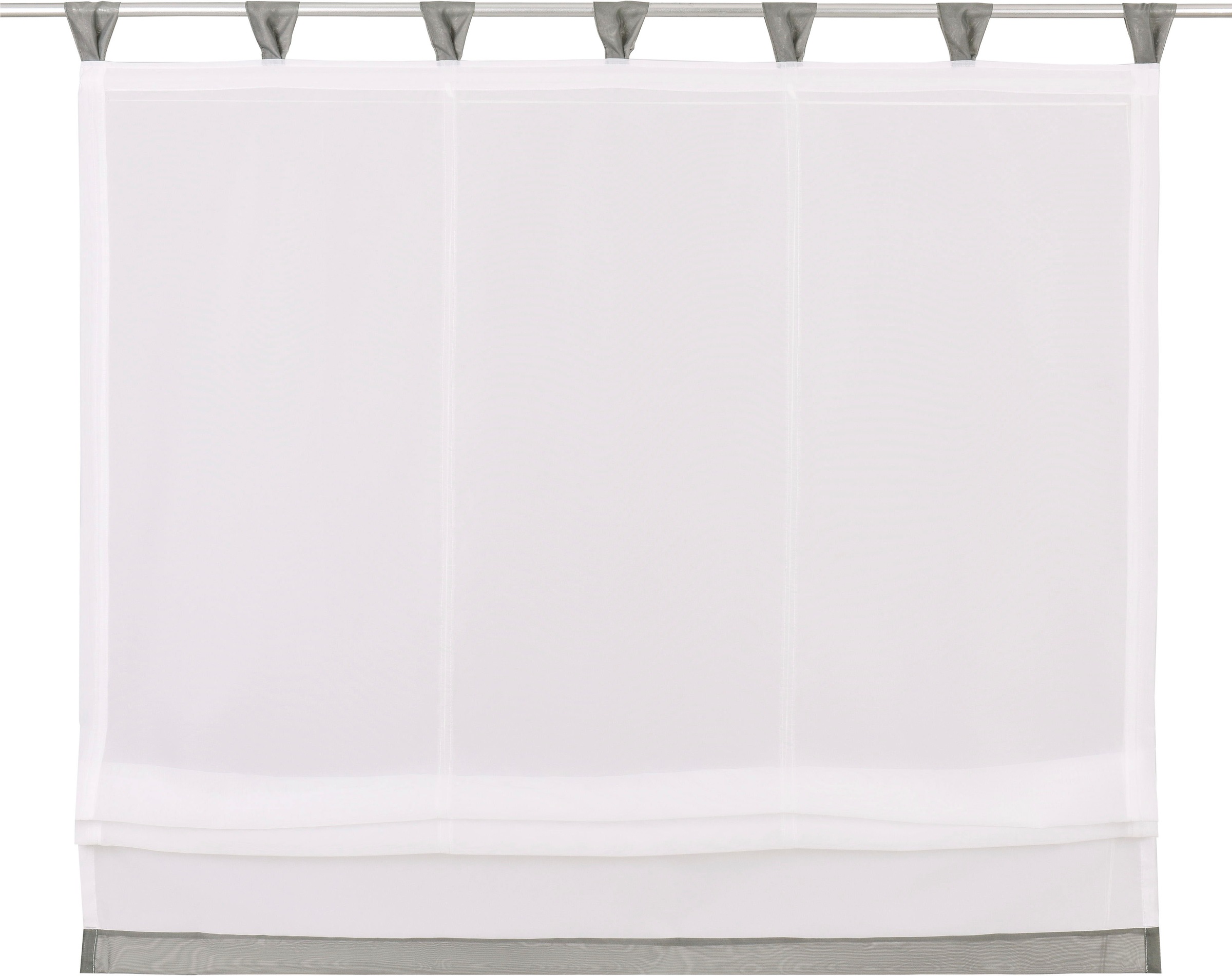 Image of my home Raffrollo »Bitola«, mit Schlaufen, transparent, gewebt, glatt, verschiedene Grössen bei Ackermann Versand Schweiz