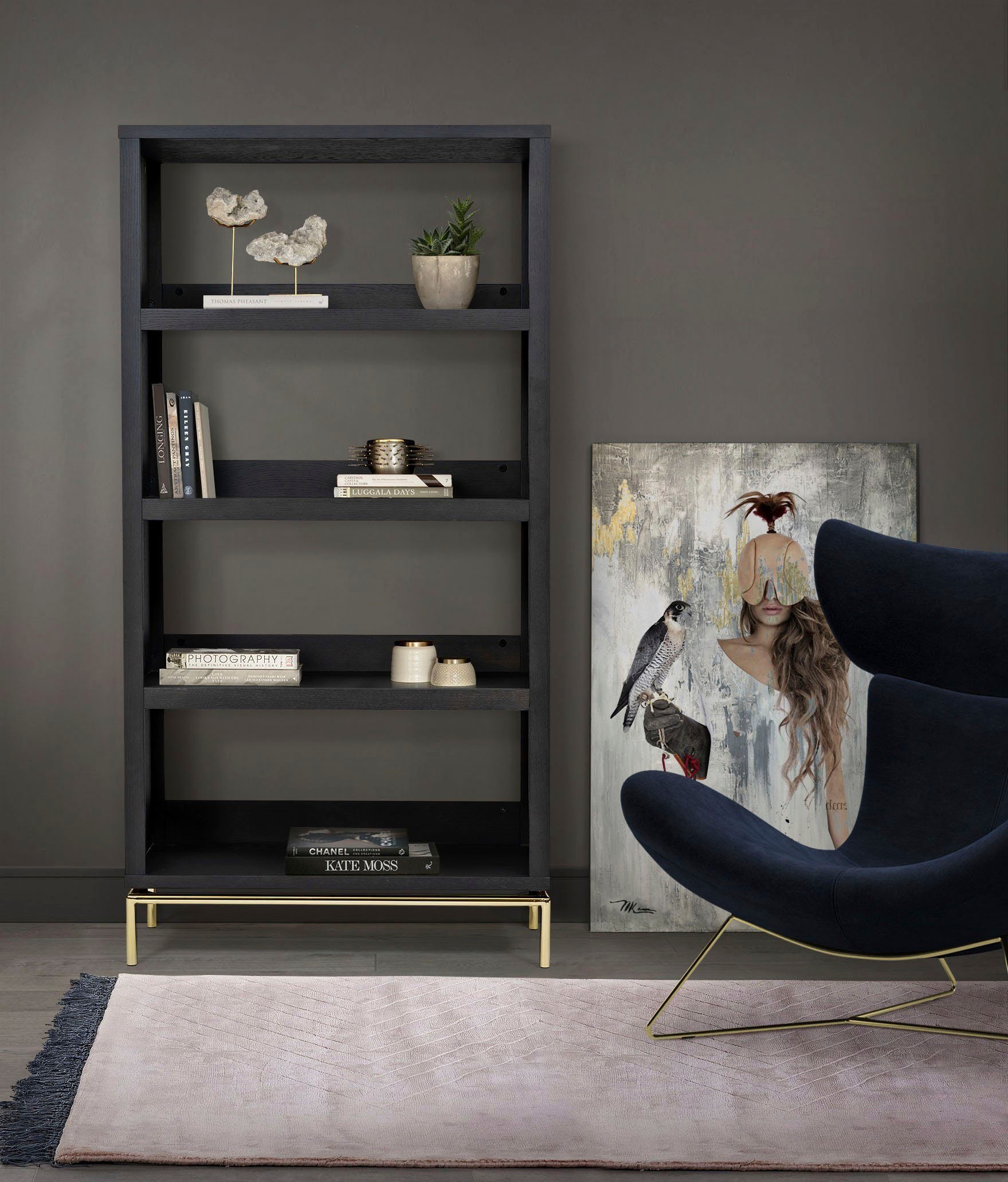 Image of Woodman Bücherregal "Pimlico" im skandinavischen Design, mit viel Stauraum, FSC-zertifiziert