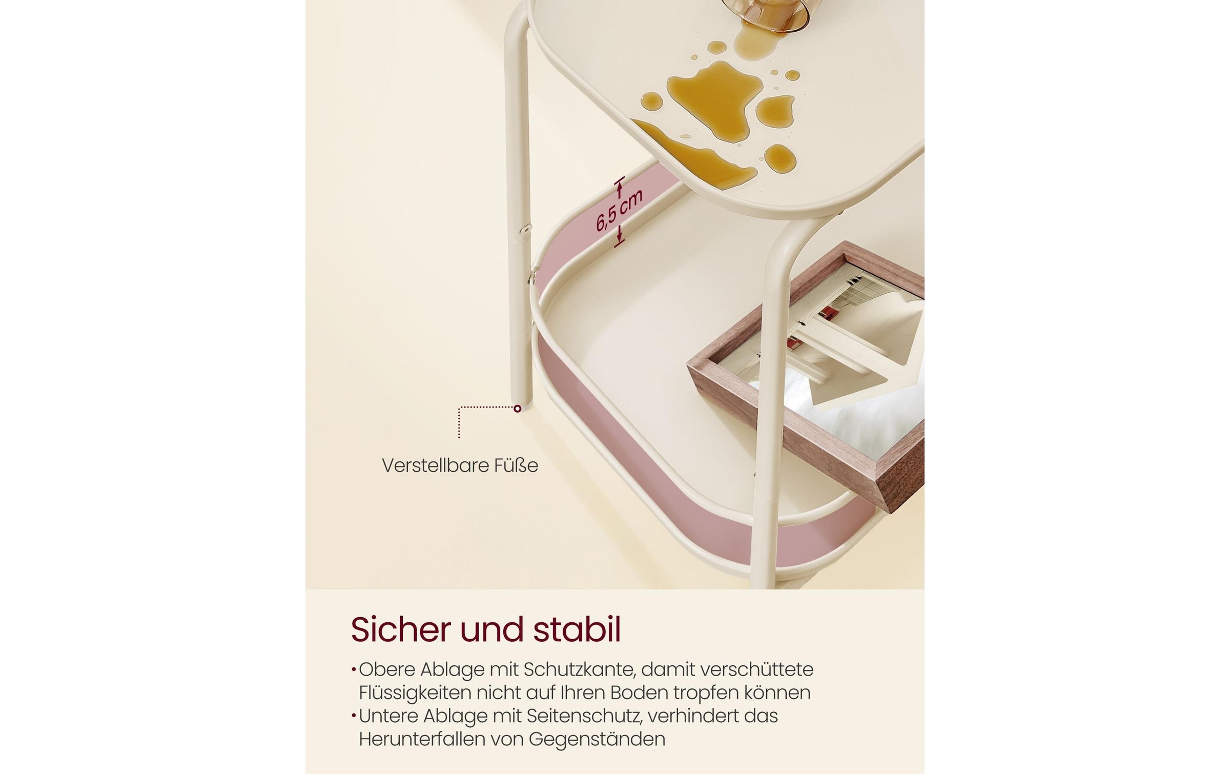 VASAGLE Beistelltisch »40 x 30 x 56 cm«