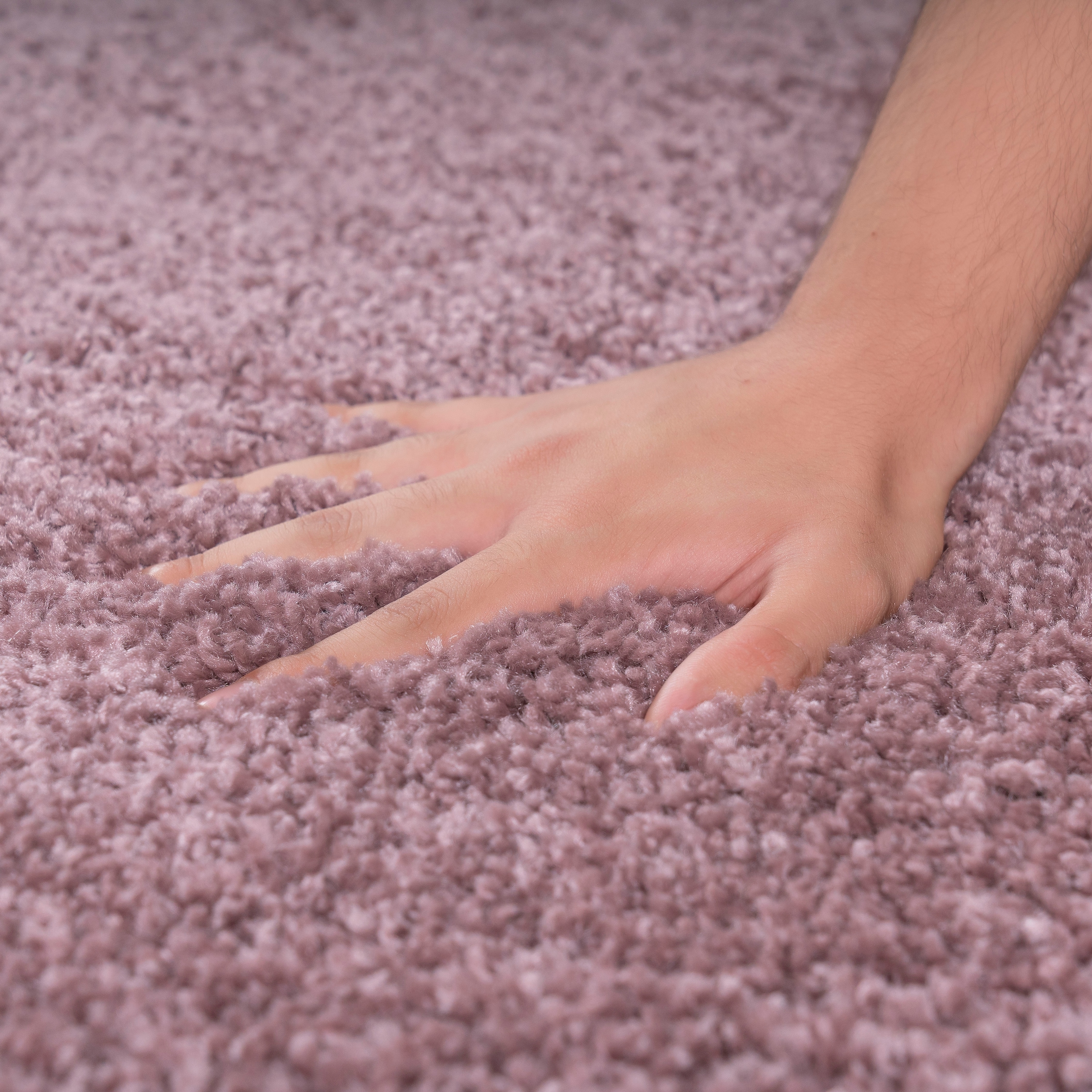 Bruno Banani Hochflor-Teppich »Shaggy Soft«, rechteckig, 30 mm Höhe, gewebt, Uni Farben, besonders weich und kuschelig