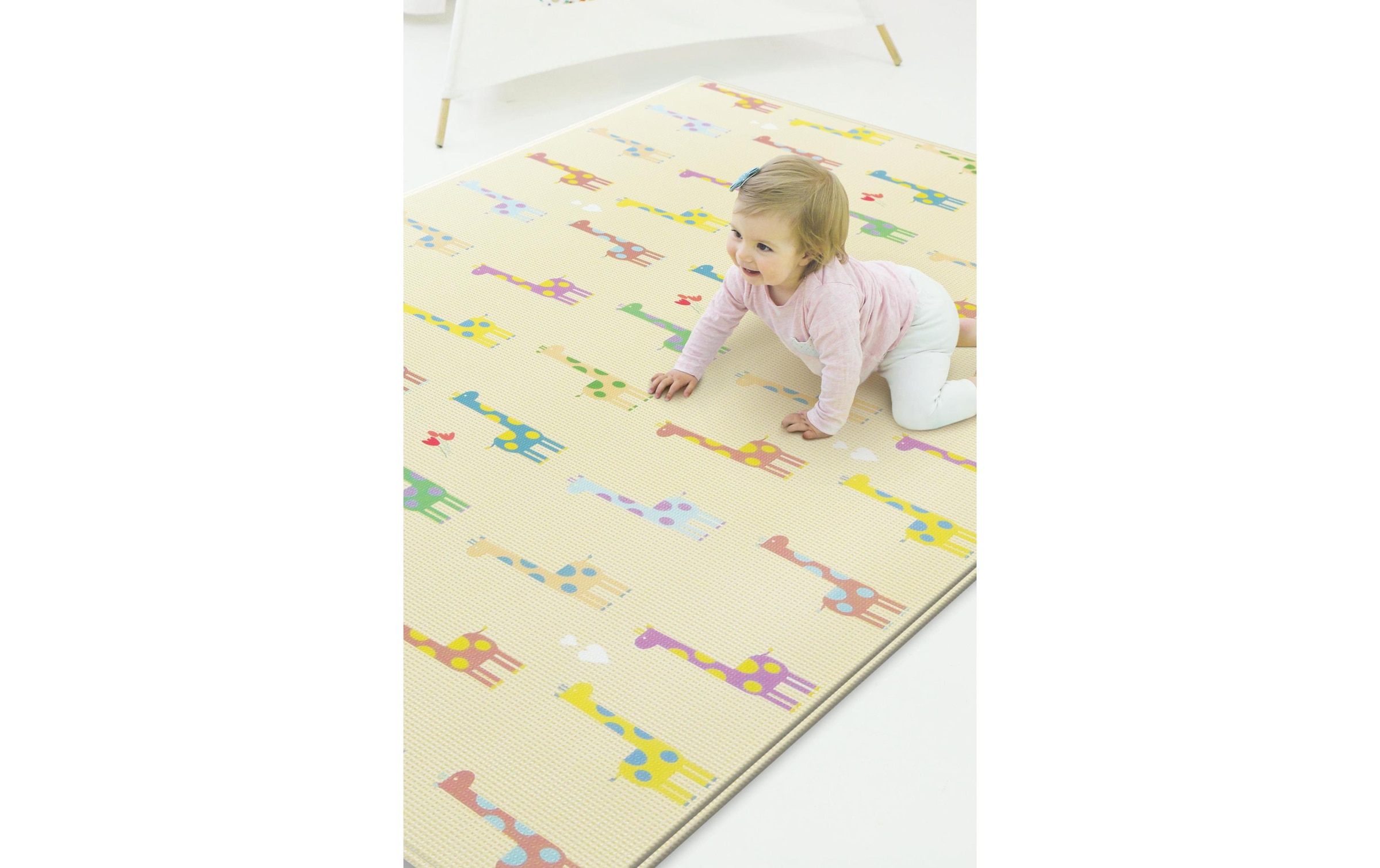 BabyCare Spielmatte »Giraffe in Love, 185 x 125 cm«