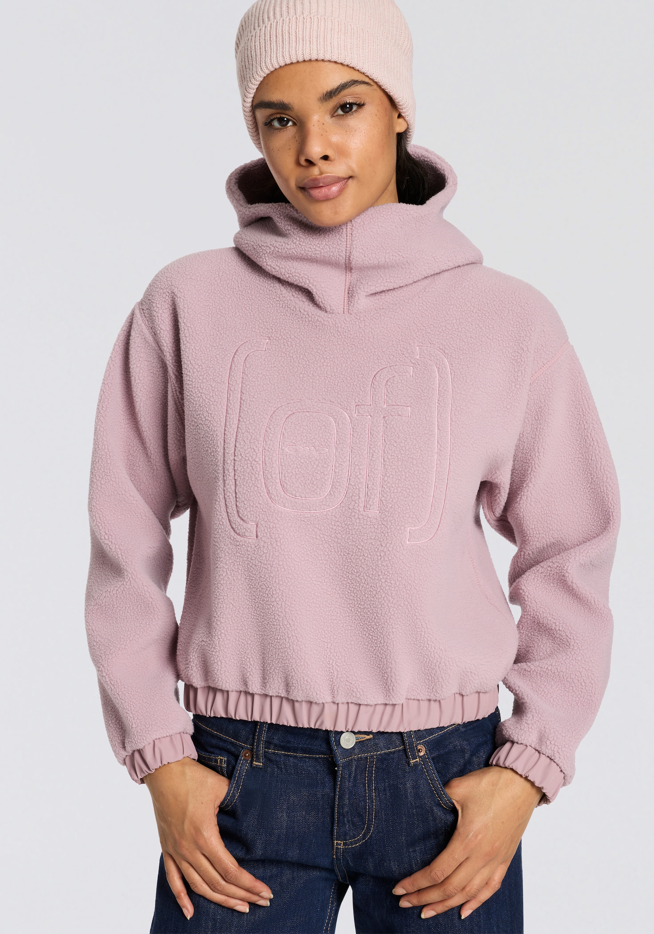 Image of CMP Kapuzenpullover aus Polyester, mit verstellbarer Kapuze, sportlicher Schnitt