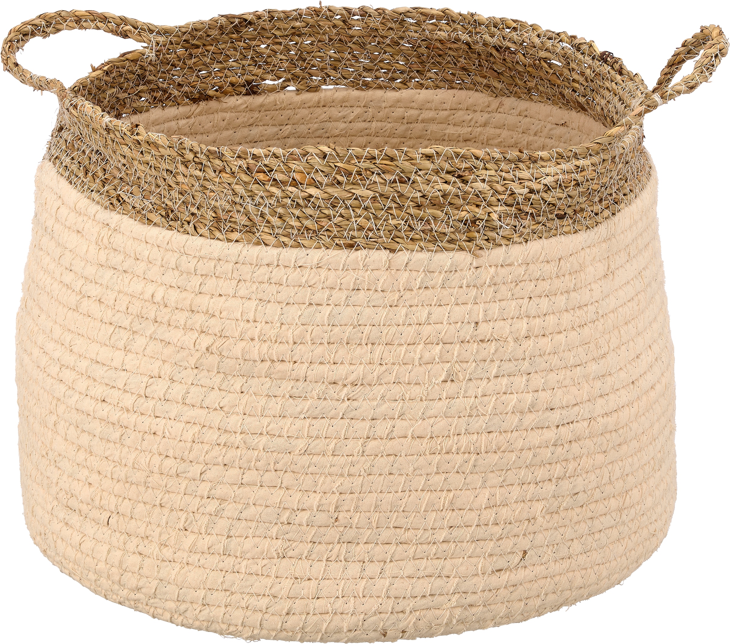 Creativ home Panier décoratif »Korb« avec belle finition de bord et poignées