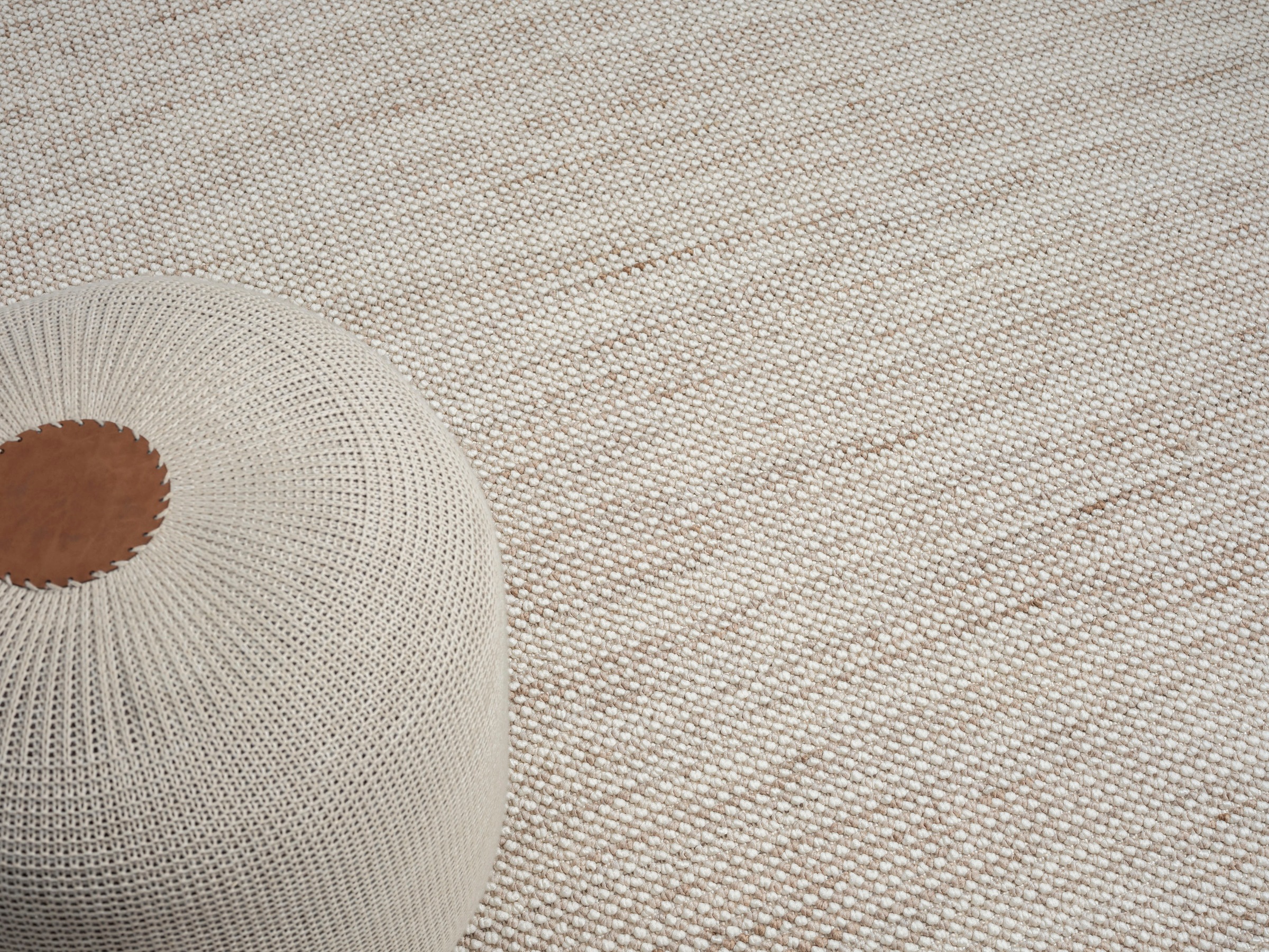 Myflair Möbel & Accessoires Teppich »Ava« rechteckig 7 mm Höhe Uni Farben, meliert, Sisal-Optik, auch in rund erhältlich, mit Fransen