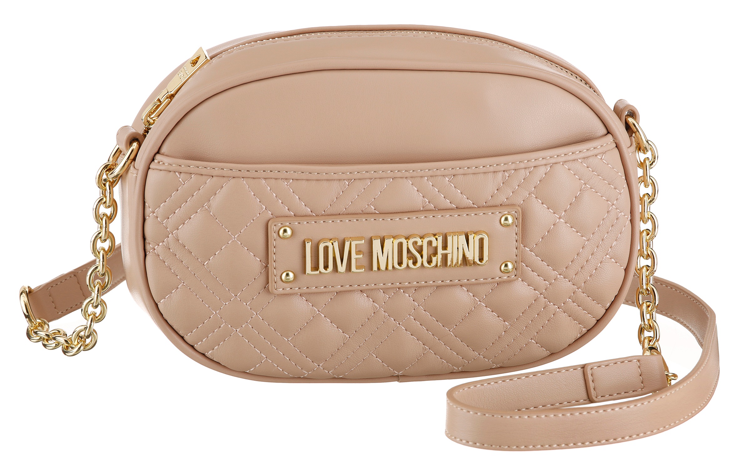 Image of LOVE MOSCHINO Mini Bag, mit Kettendetails und Steppung bei Ackermann Versand Schweiz