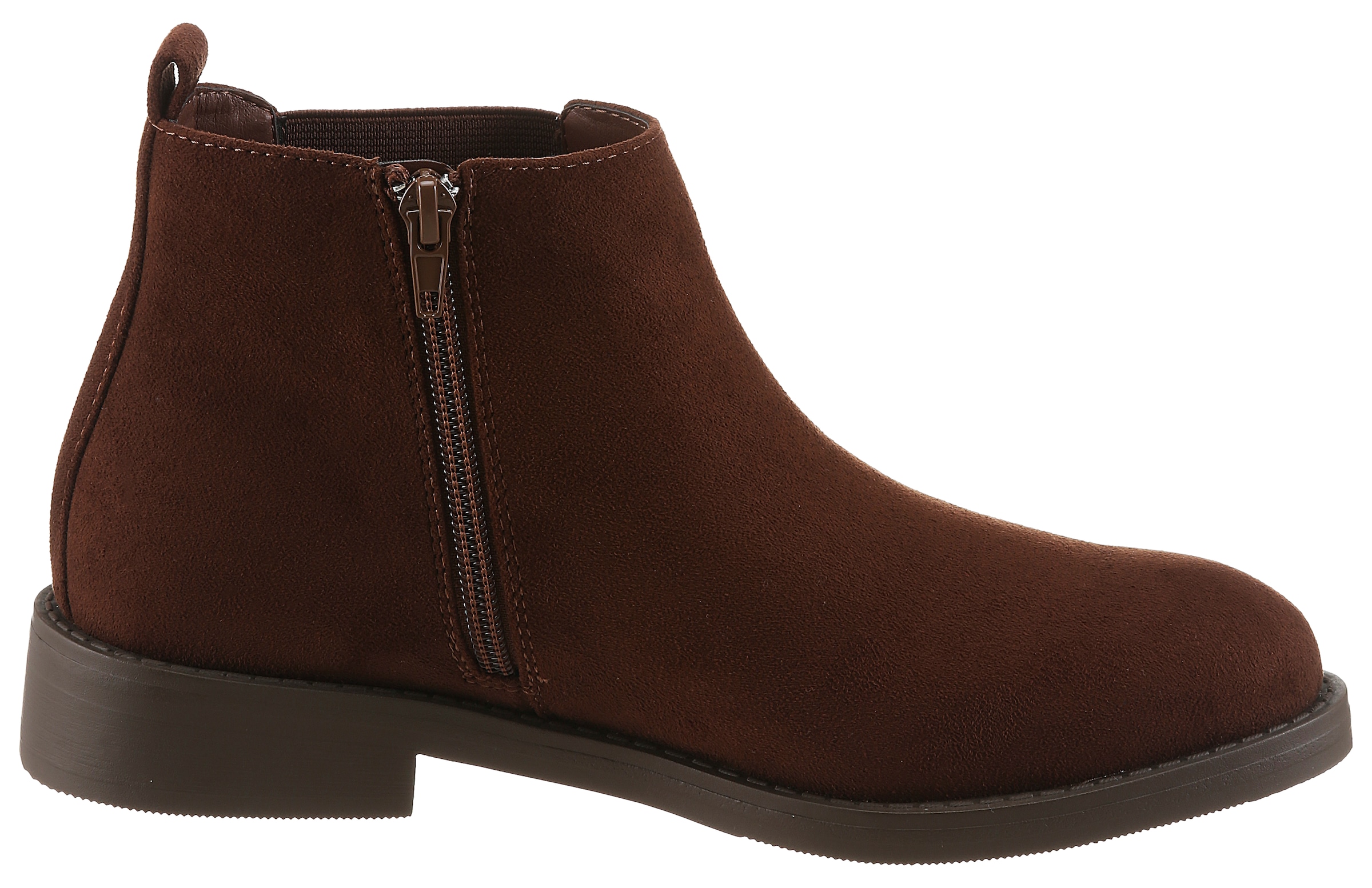 Aniston SHOES Chelseaboots  Stiefelette, Blockabsatz, mit breitem Stretch
