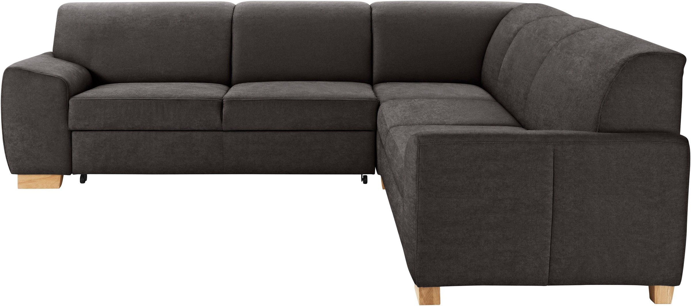 DOMO collection Ecksofa »Incanto kubische Formensprache, komfortabel, flache Armlehnen, L-Form«, wahlweise mit Bettfunktion
