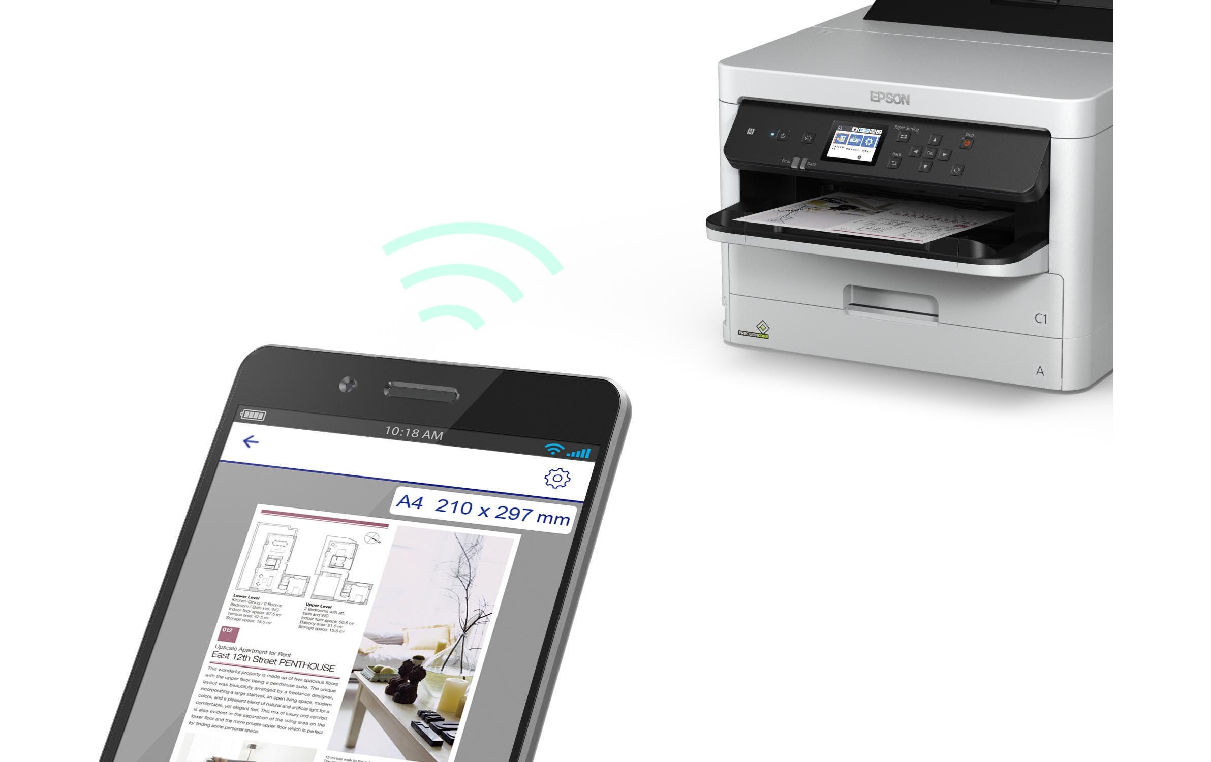 Epson Tintenstrahldrucker »WorkForce Pro WF-C5290DW«