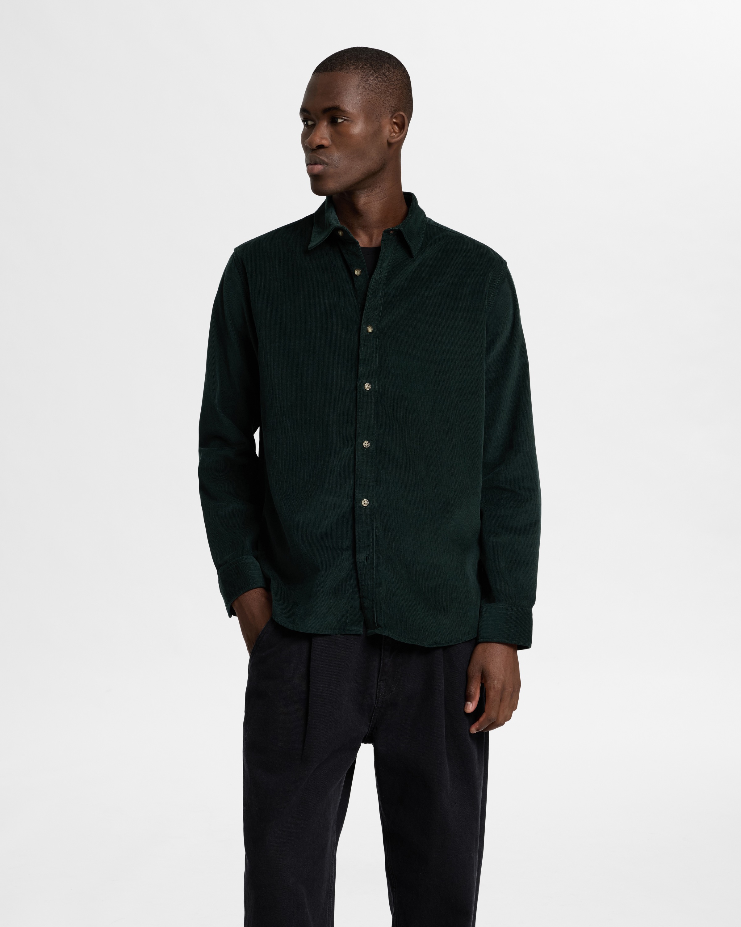 SELECTED HOMME Langarmhemd »SLHREGOWEN-CORD SHIRT LS NOOS«