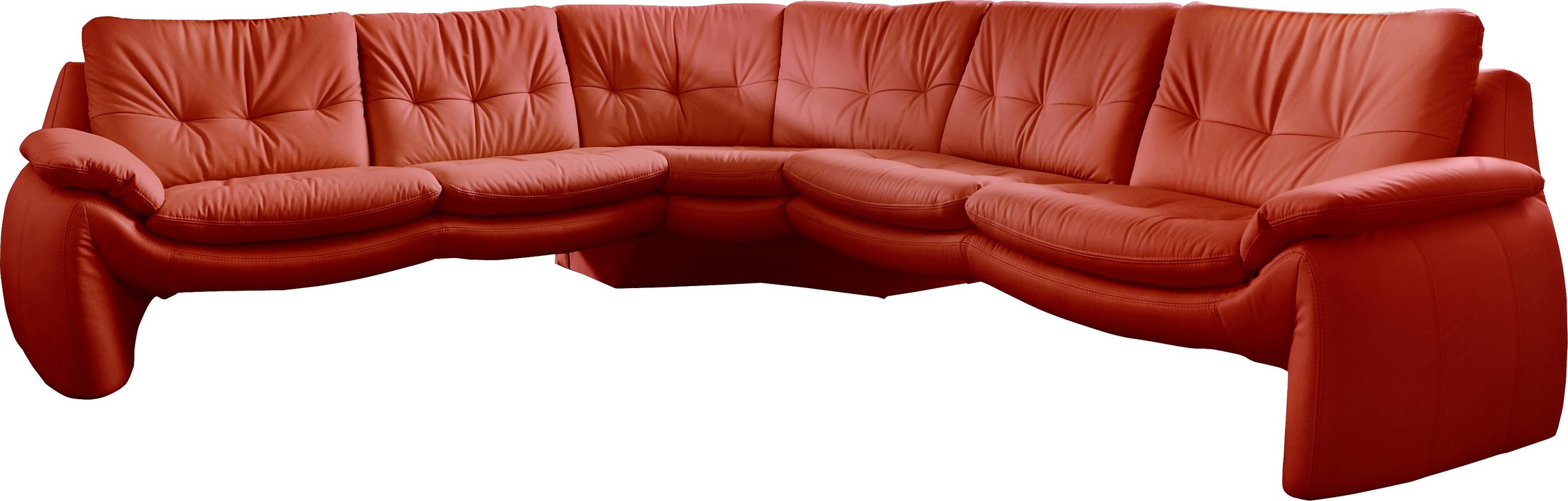 PLACES OF STYLE Ecksofa »Luna L-Form«, in einzigartiger Optik