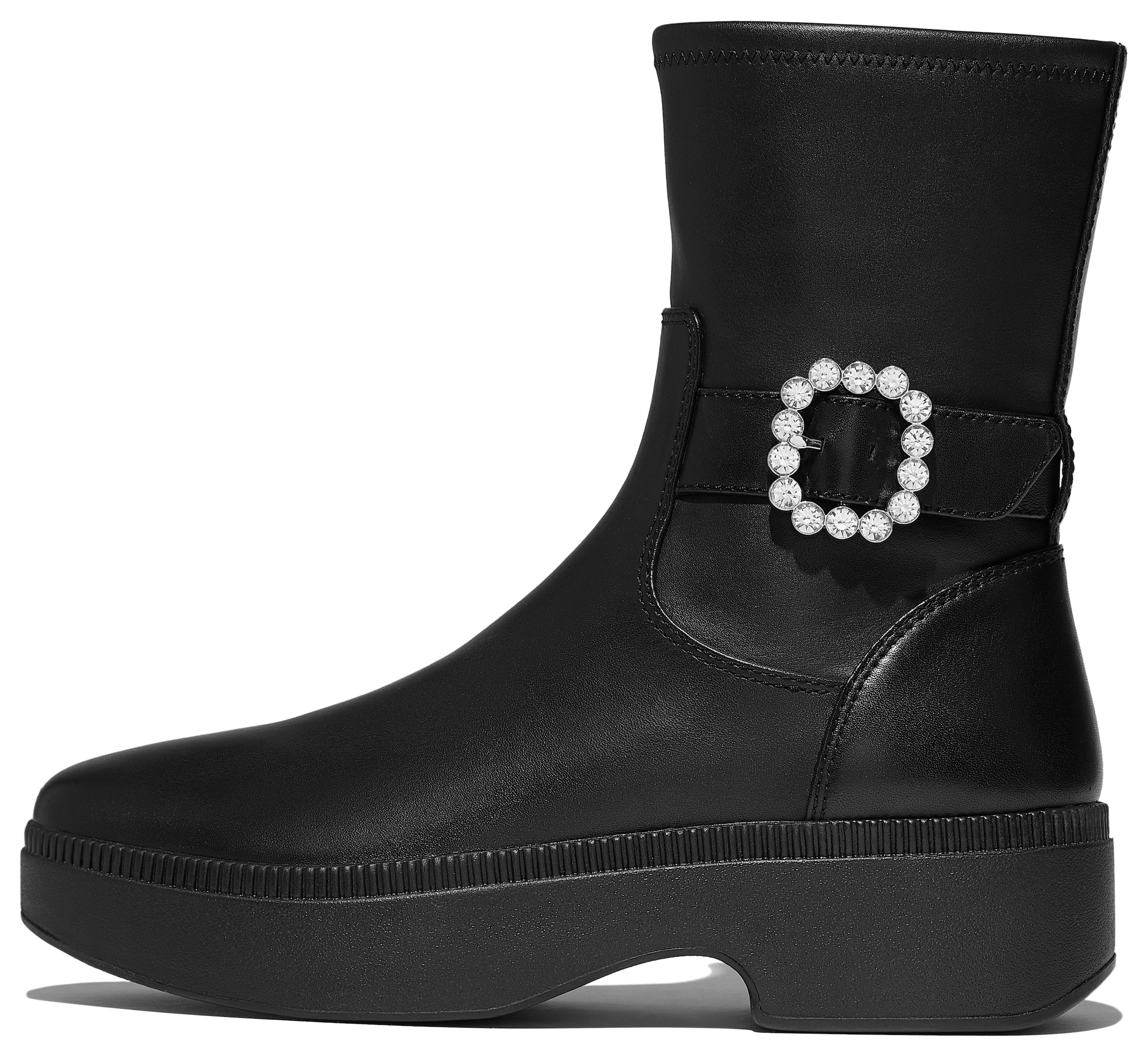 Image of Fitflop Plateaustiefelette "F-LUMA CRYSTAL" Boots, Chunky Boot mit Plateausohle