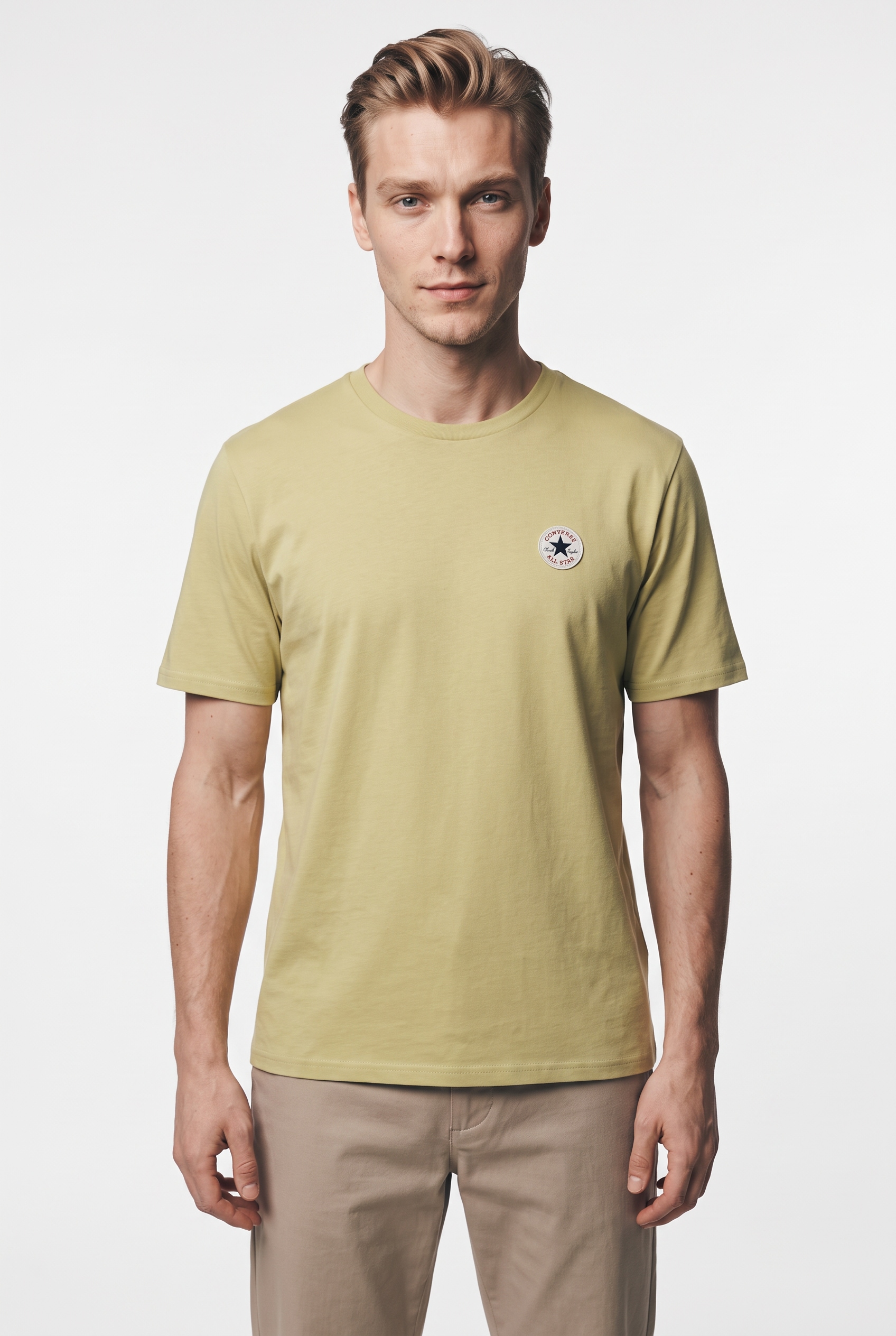 Image of Converse T-Shirt Kurzarm-Design, aus Baumwolle, bequeme Passform, klassischer Schnitt