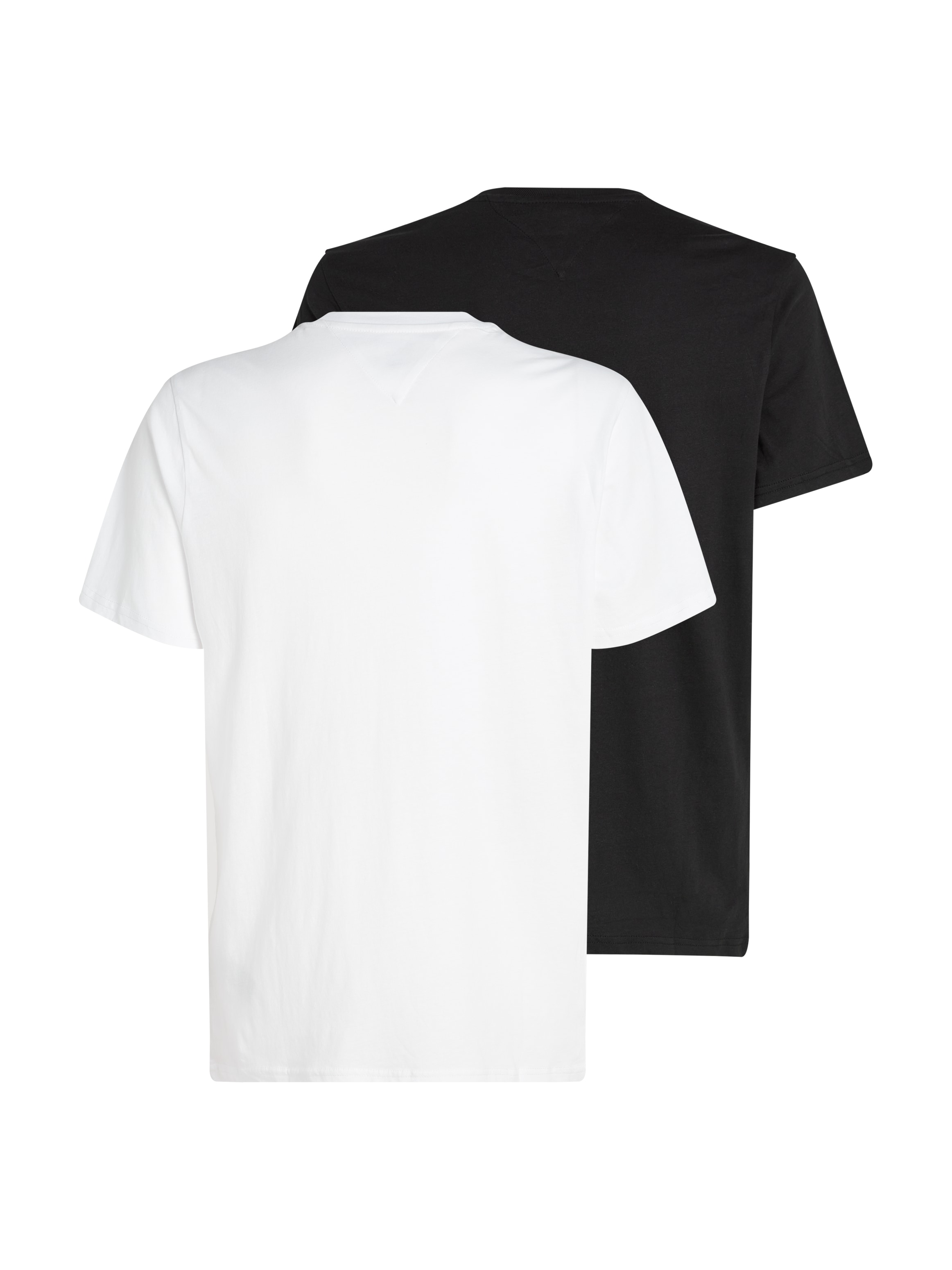 Tommy Jeans T-Shirt »TJM SLIM 2PACK S/S FLAG DNA TEE«, (Packung, 2er), mit grossem Logodruck auf der Brust
