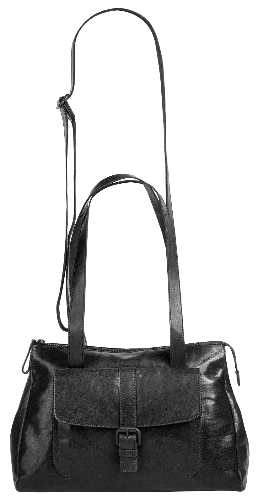 Spikes & Sparrow Henkeltasche, echt Leder