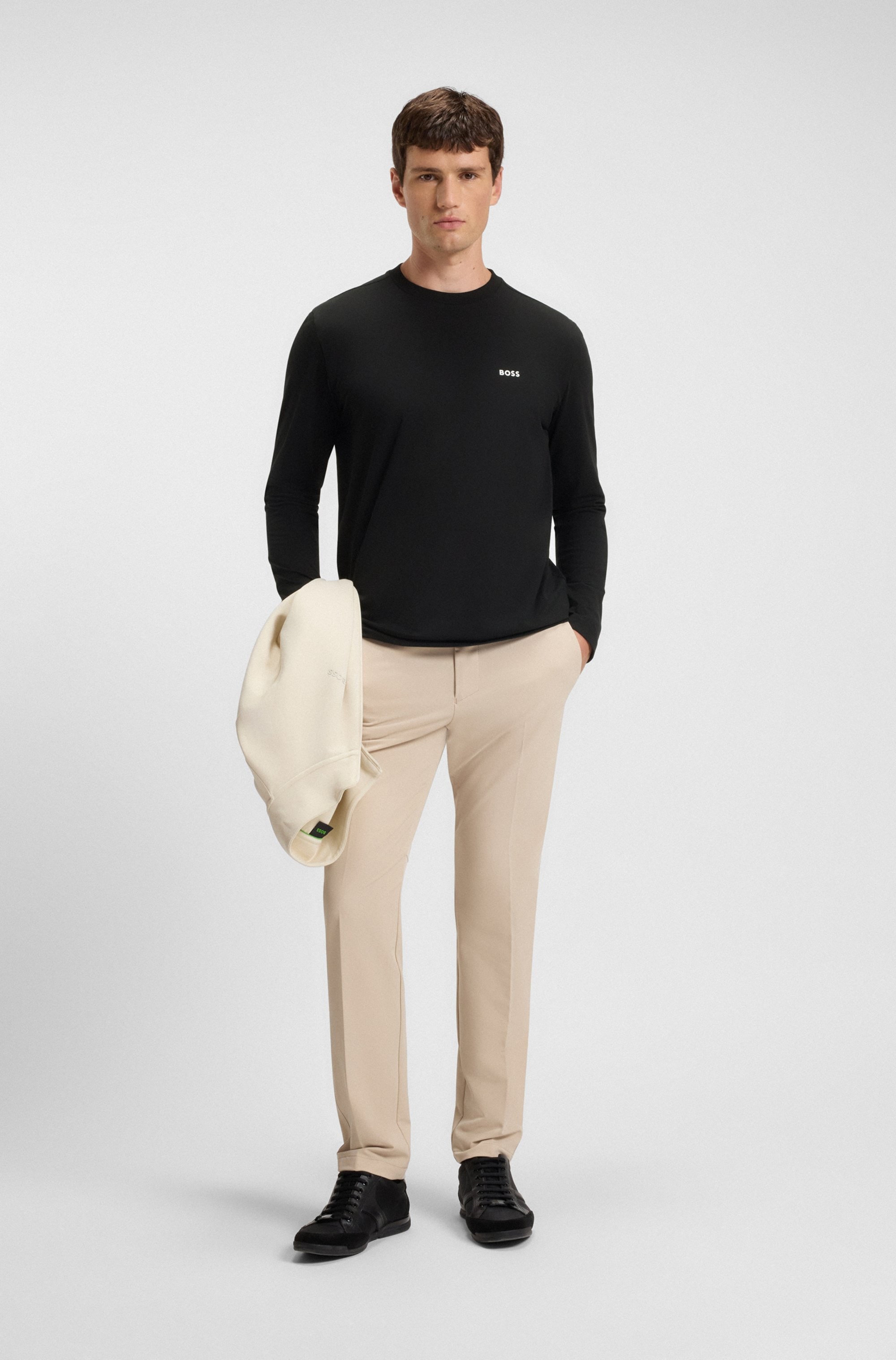 BOSS GREEN T-shirt à manches longues »Tee Long« mit Rundhalsausschnitt