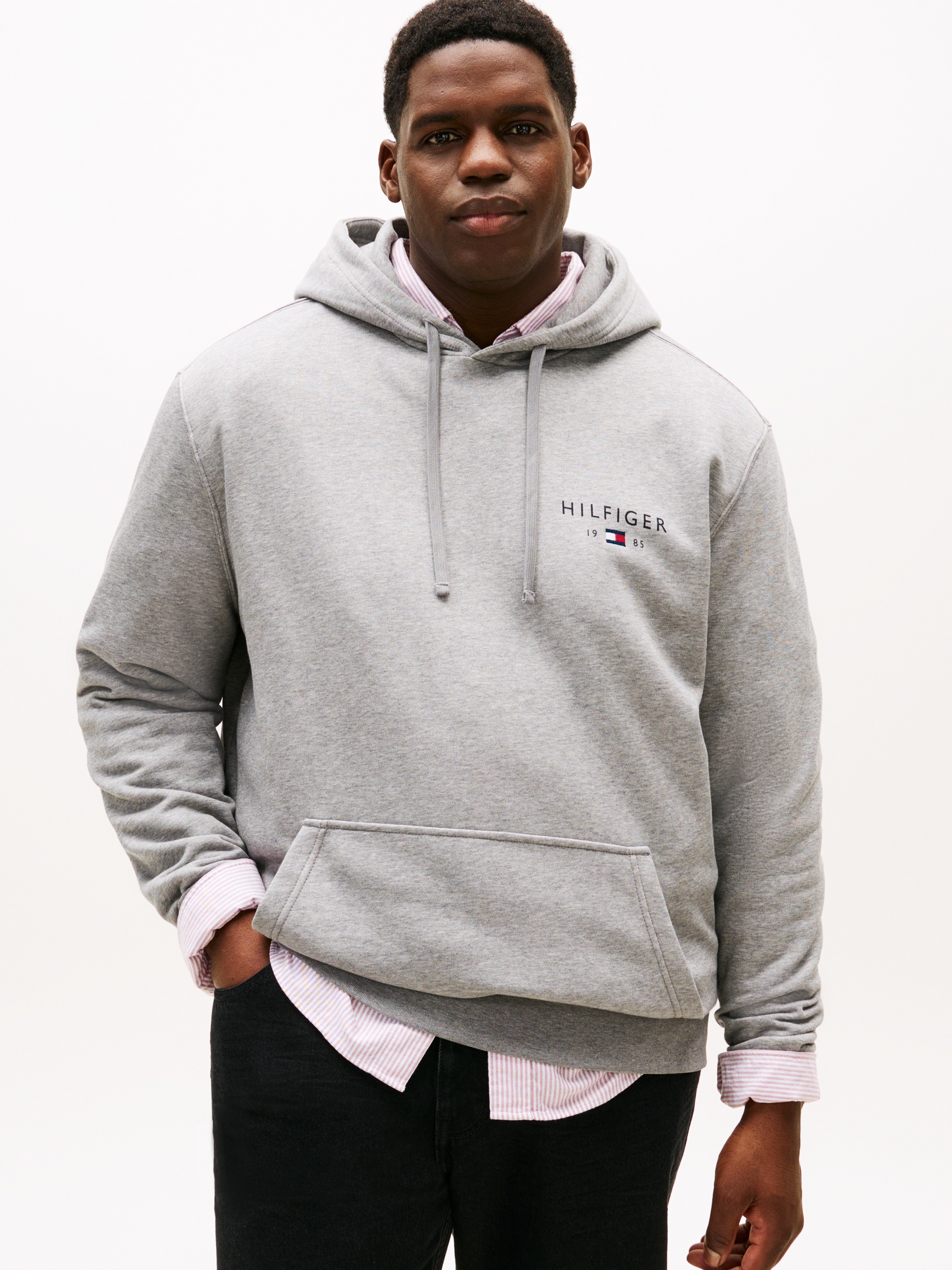 Image of Tommy Hilfiger Big & Tall Hoodie "BT-BRAND LOVE HILFIGER", Grosse Grössen, normale Passform