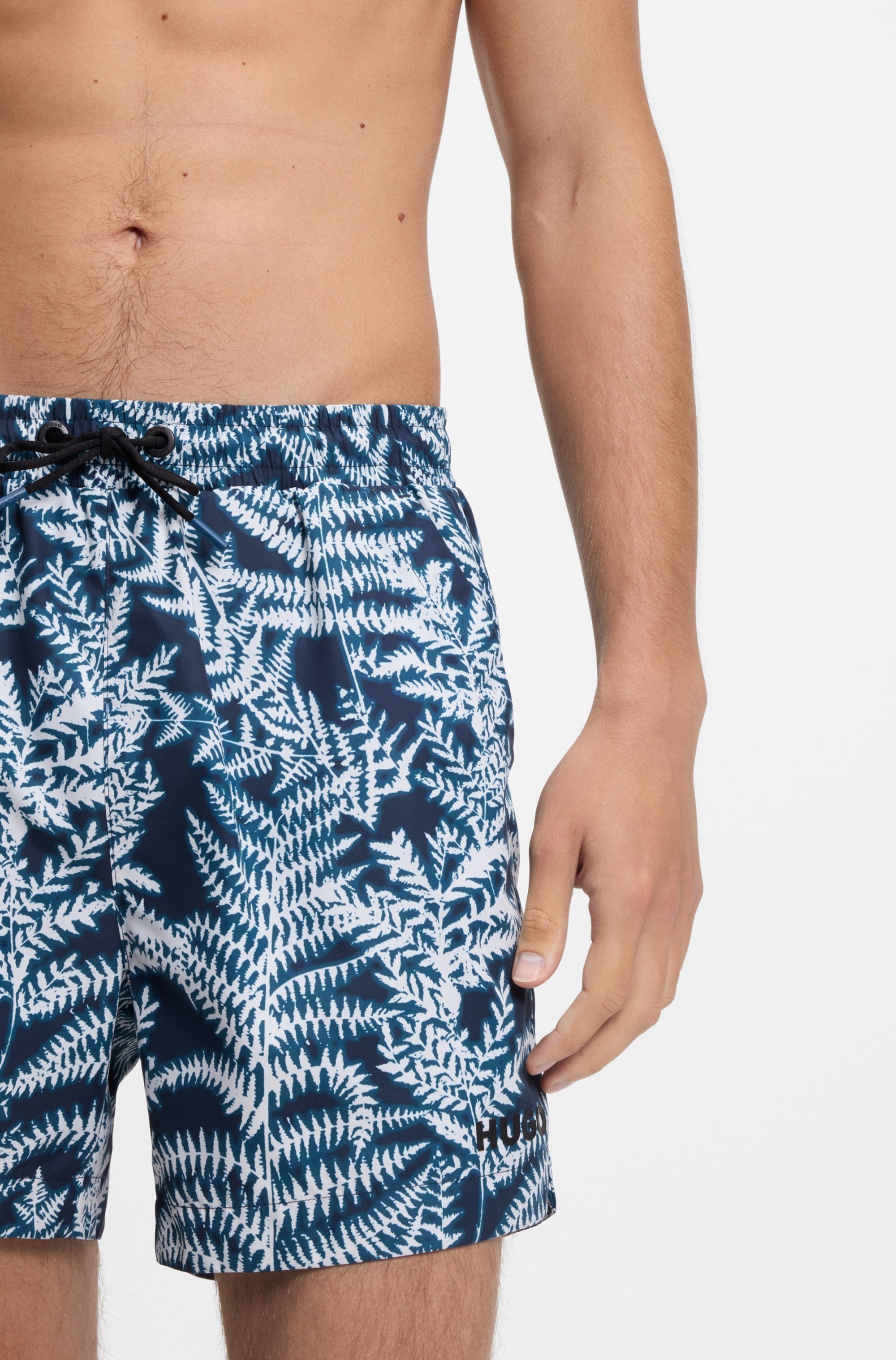 HUGO Underwear Short de bain »CALALA« mit tropischen Muster
