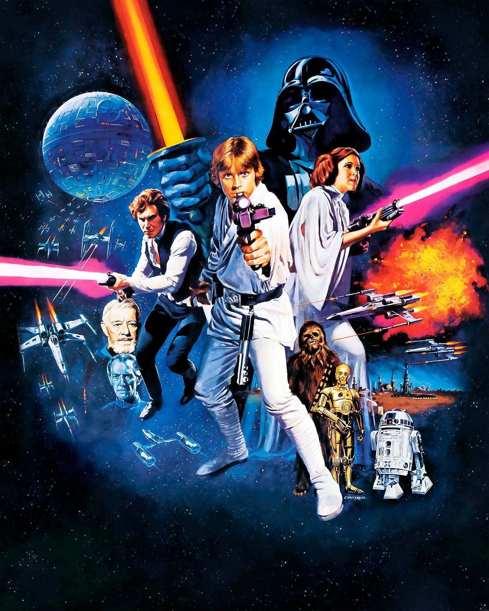 Entdecke Komar Vliestapete »Star Wars Poster Classic 1«, 200x250 cm (Breite  x Höhe), Vliestapete, 100 cm Bahnbreite auf