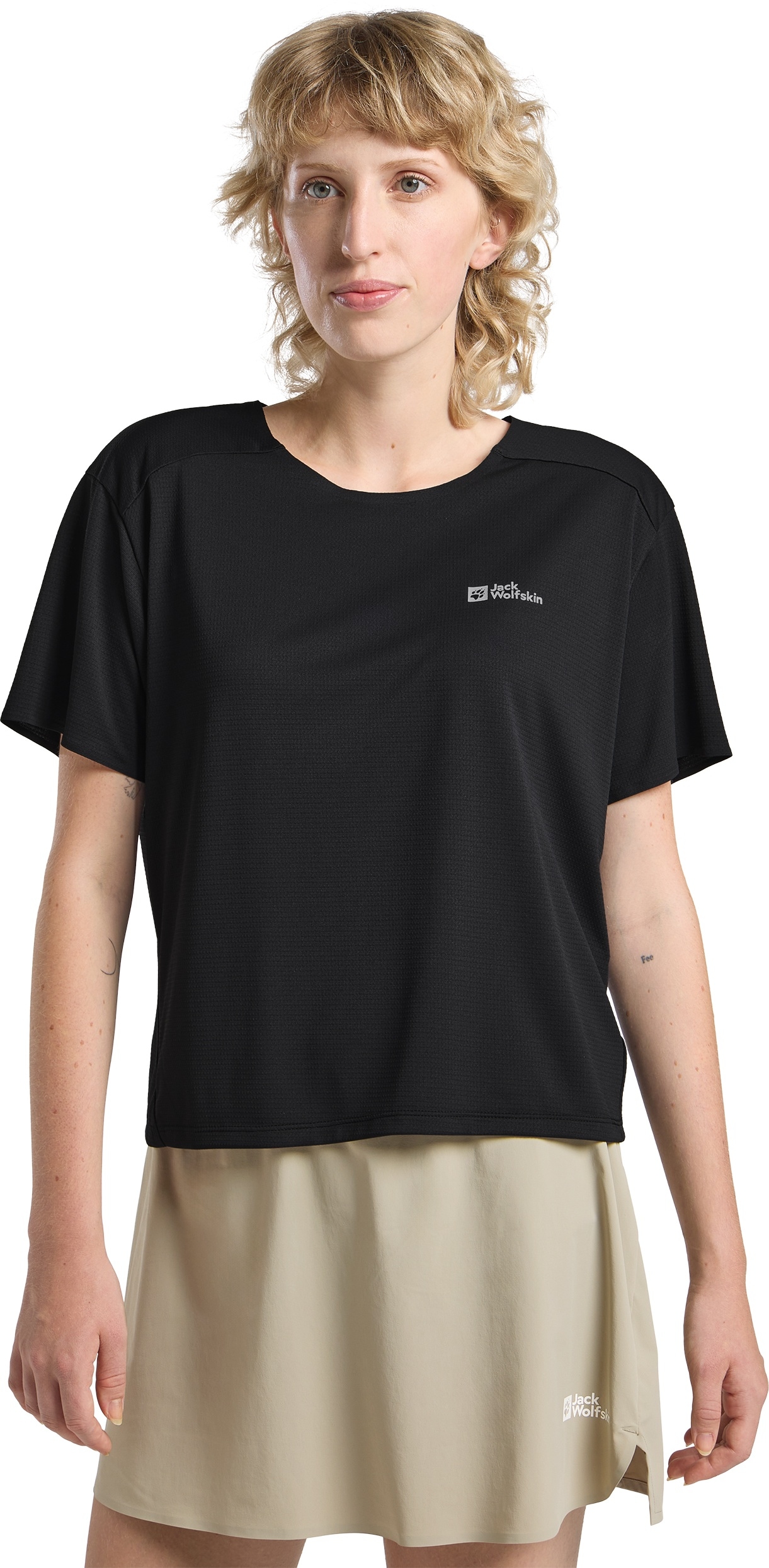 Image of Jack Wolfskin T-Shirt "PRELIGHT STRIDE CROP T W"