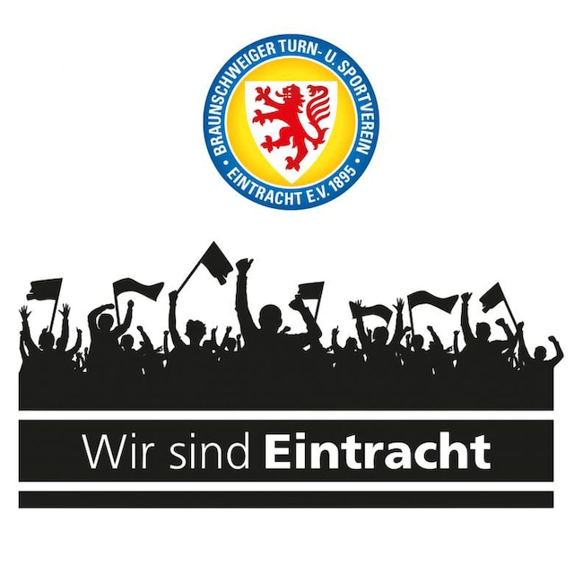 Wall-Art Wandtattoo »Eintracht Braunschweig Fans Logo«, (1 St.) bequem  kaufen