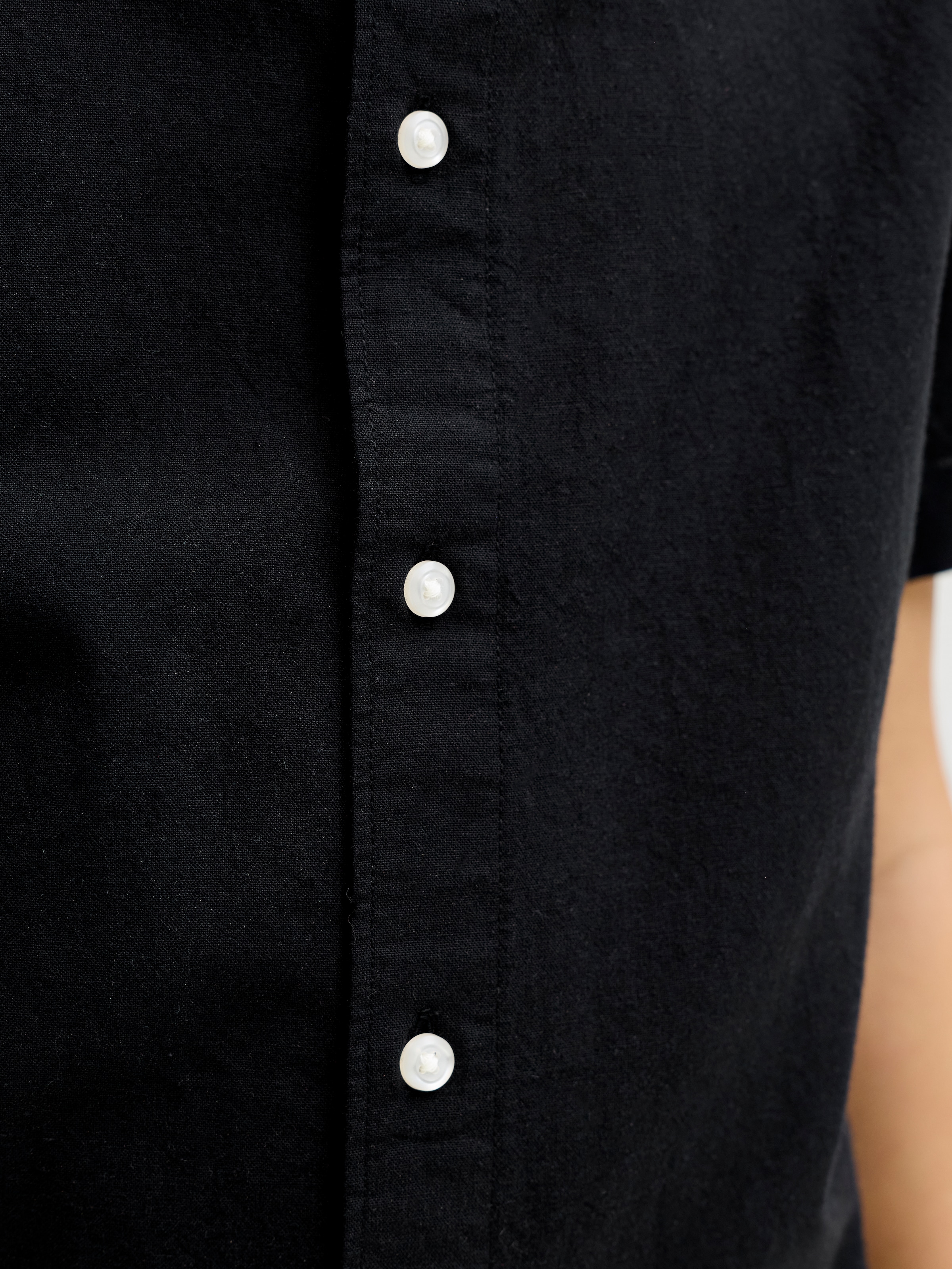 Jack & Jones Junior Kurzarmhemd »JJEBREEZE LINEN BLEND SHIRT S/S SN JNR«