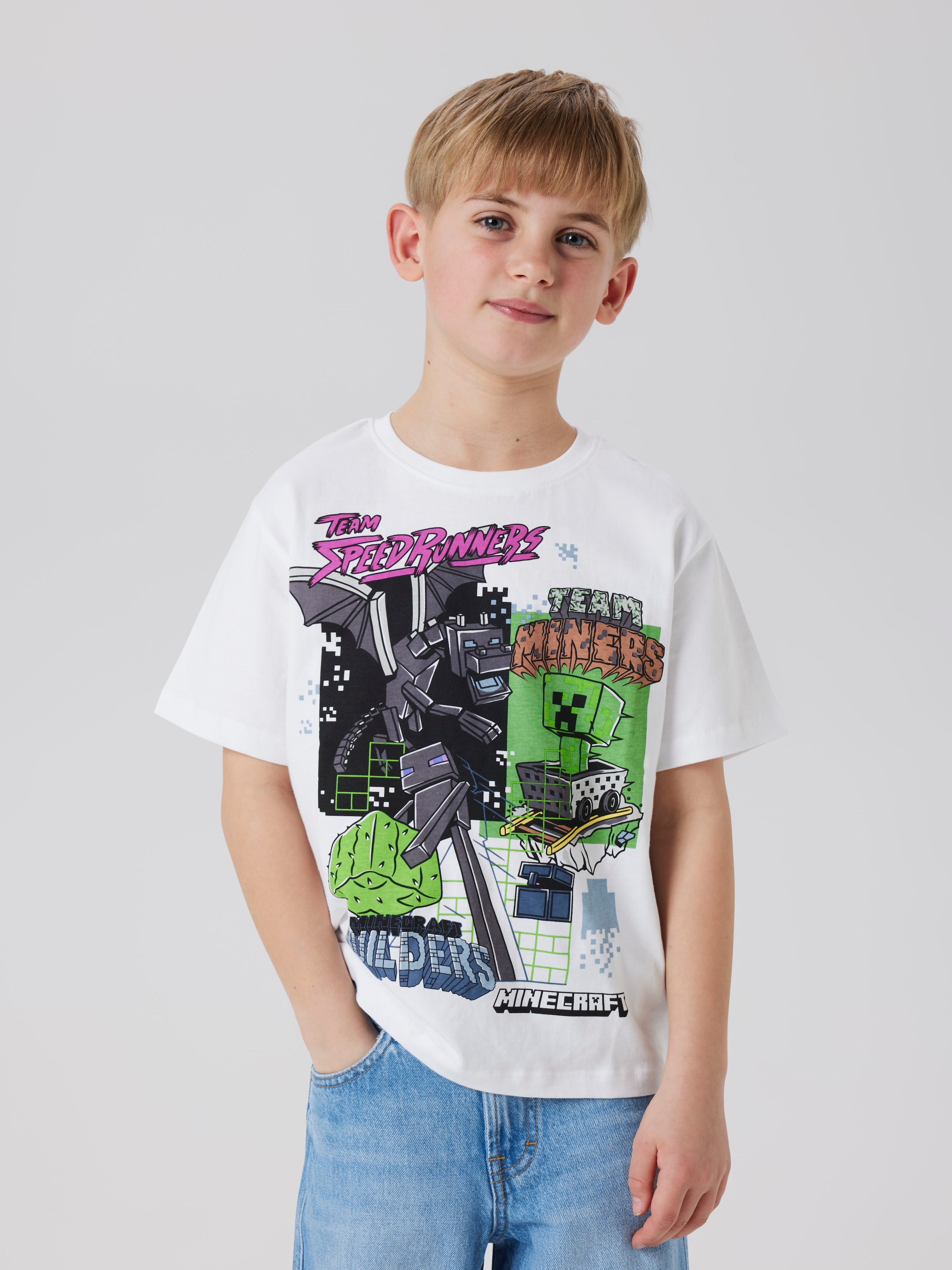 Image of Name It T-Shirt "NKMJAHI MINECRAFT NREG SS TOP NOOS BFU"