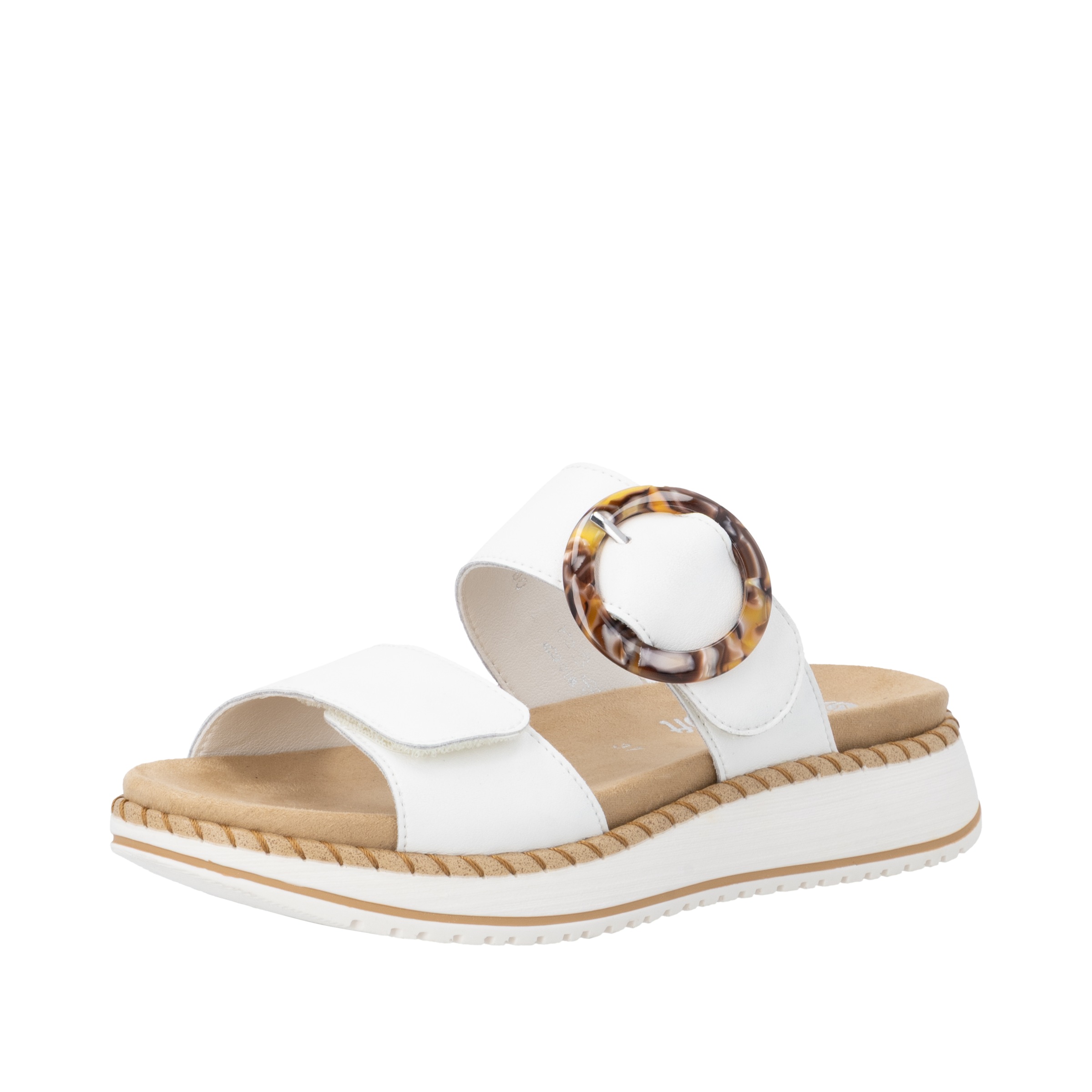 Image of Remonte Pantolette Sommerschuh, Hausschuh mit praktischen Klettverschlüssen