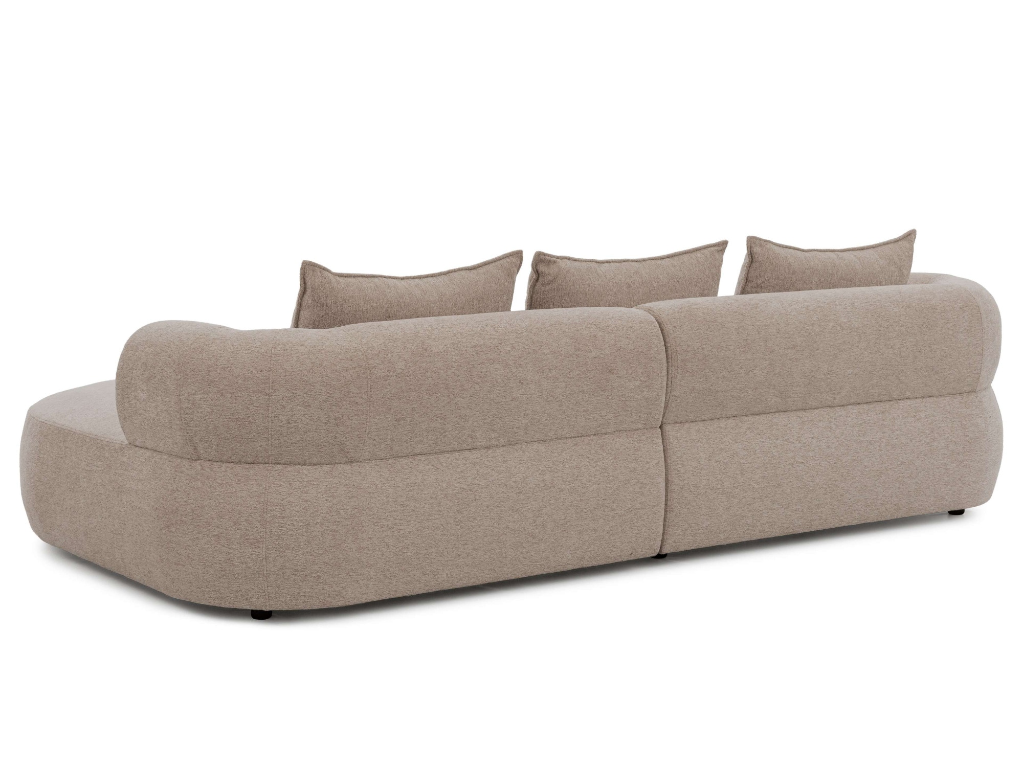 Home affaire Ecksofa »LUSSAC L-Form Design-Sofa mit Zierkissen, Masse B/T/H: 257/159/78 cm« hoher Sitzkomfort und modernes Design, Sofa ohne Bettfunktion