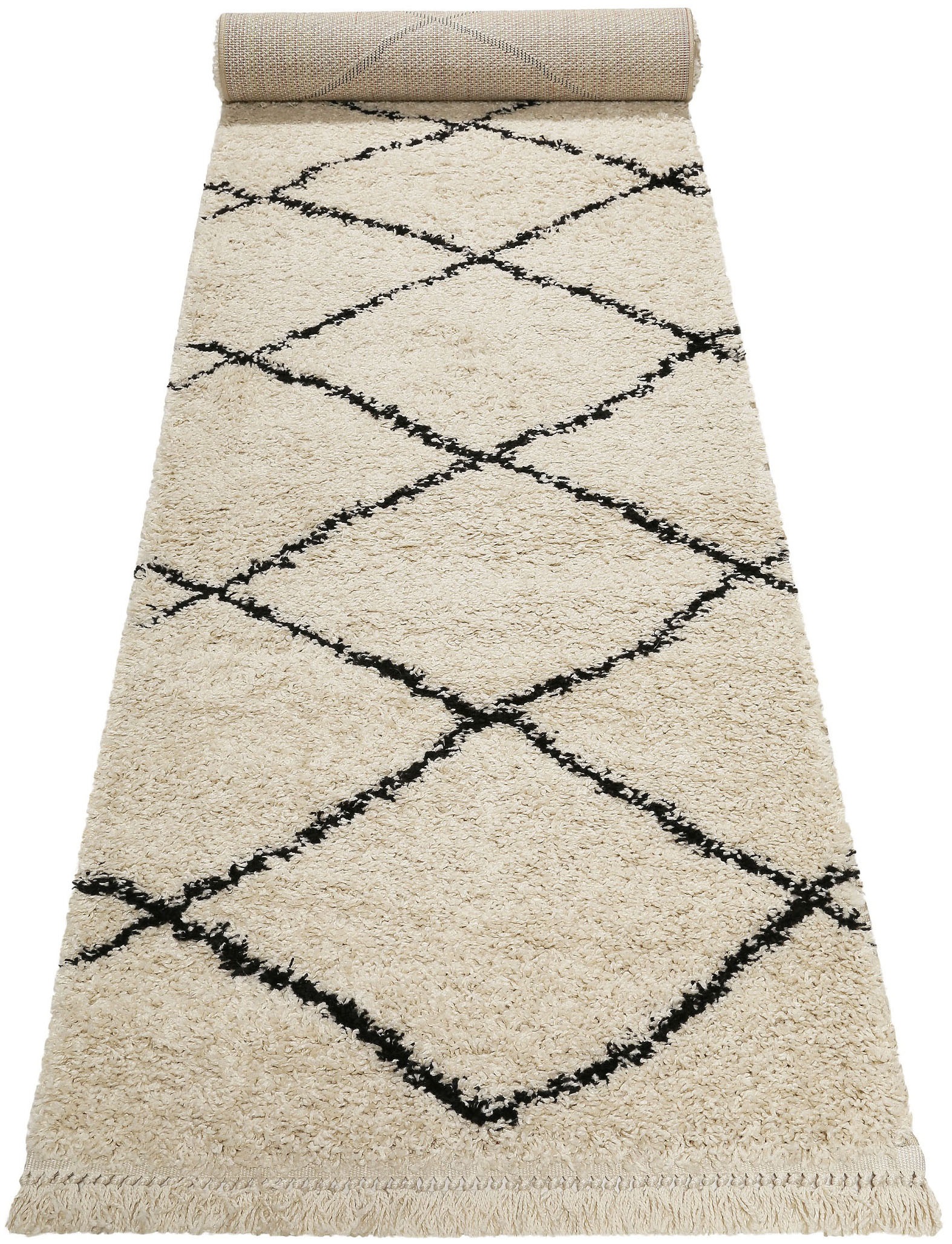 Image of Wecon home Hochflor-Läufer »STUDIO one«, rechteckig, 35 mm Höhe, Wohnzimmer, Berber Optik bei Ackermann Versand Schweiz