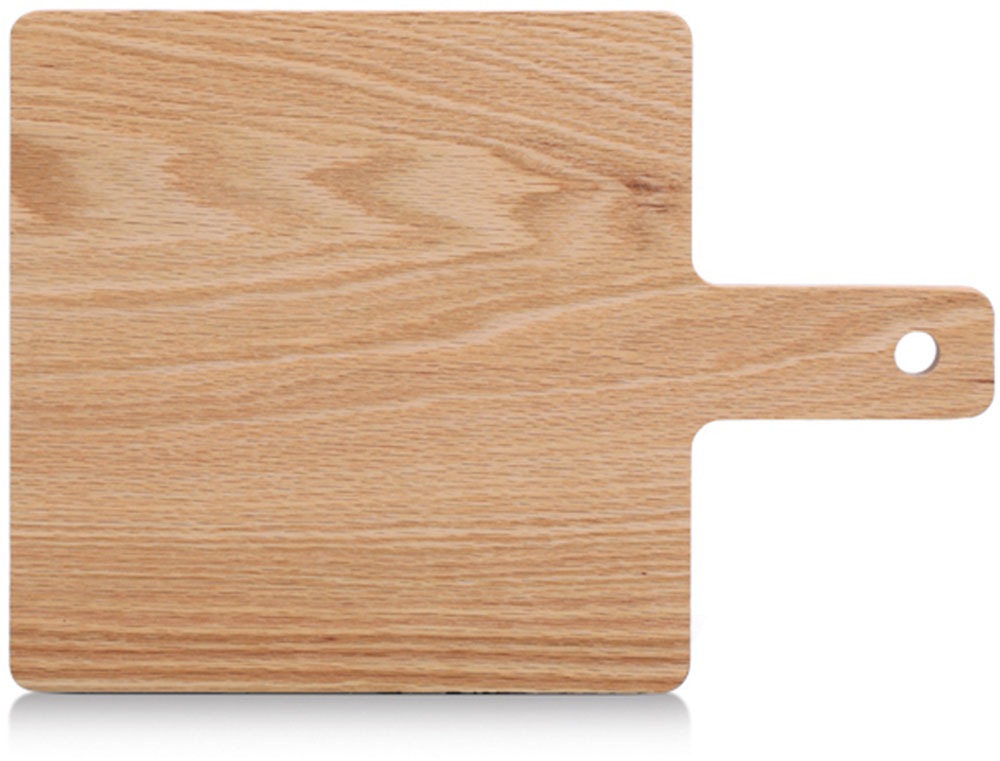 Zeller Present Servierbrett »Schneide-/Servierbrett mit Griff, Eiche« Schneidebrett, natürliches Material