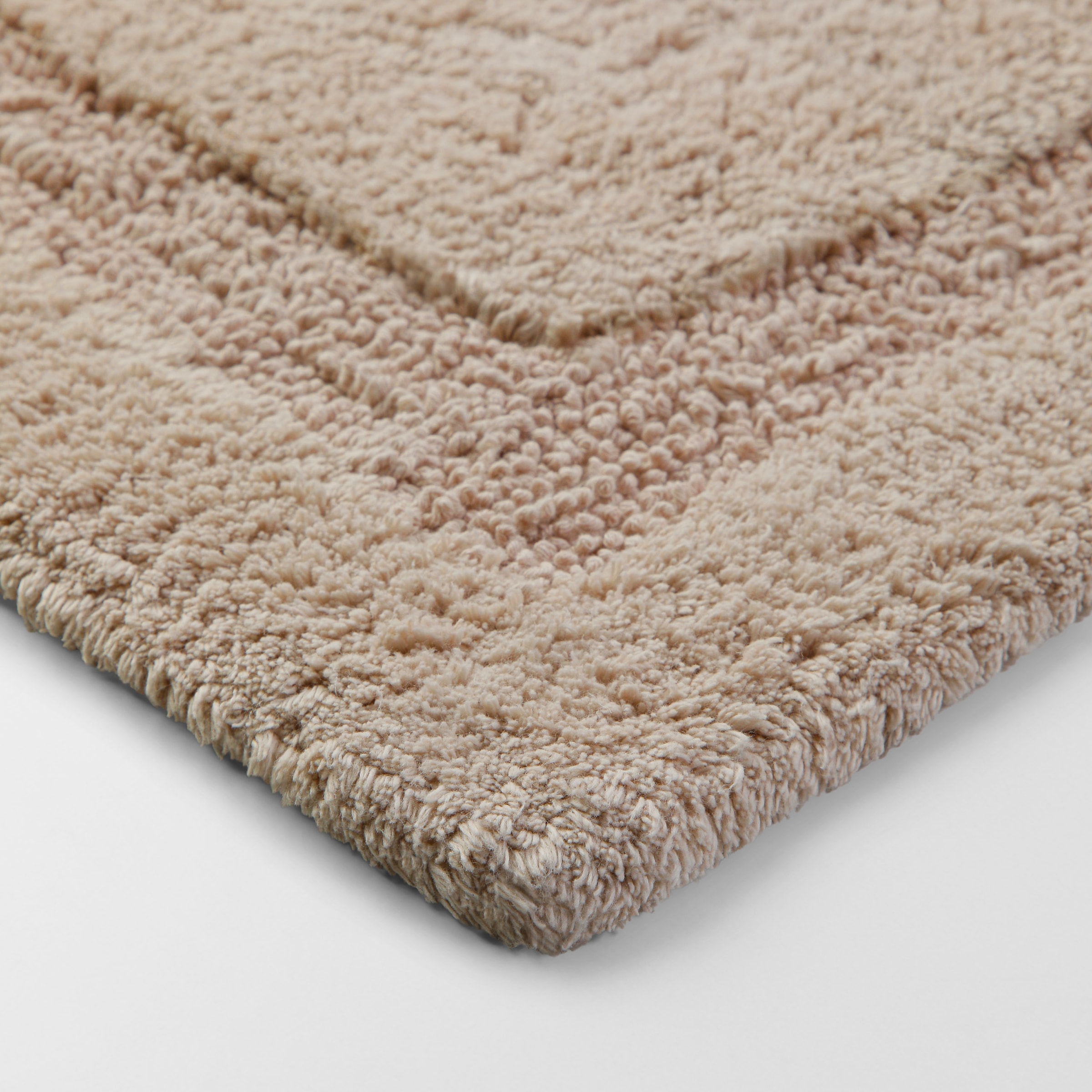 GOODproduct Badematte »Meellor« Höhe 20 mm Badteppich, getuftet, modern, Uni, antirutsch, flauschig, Baumwolle