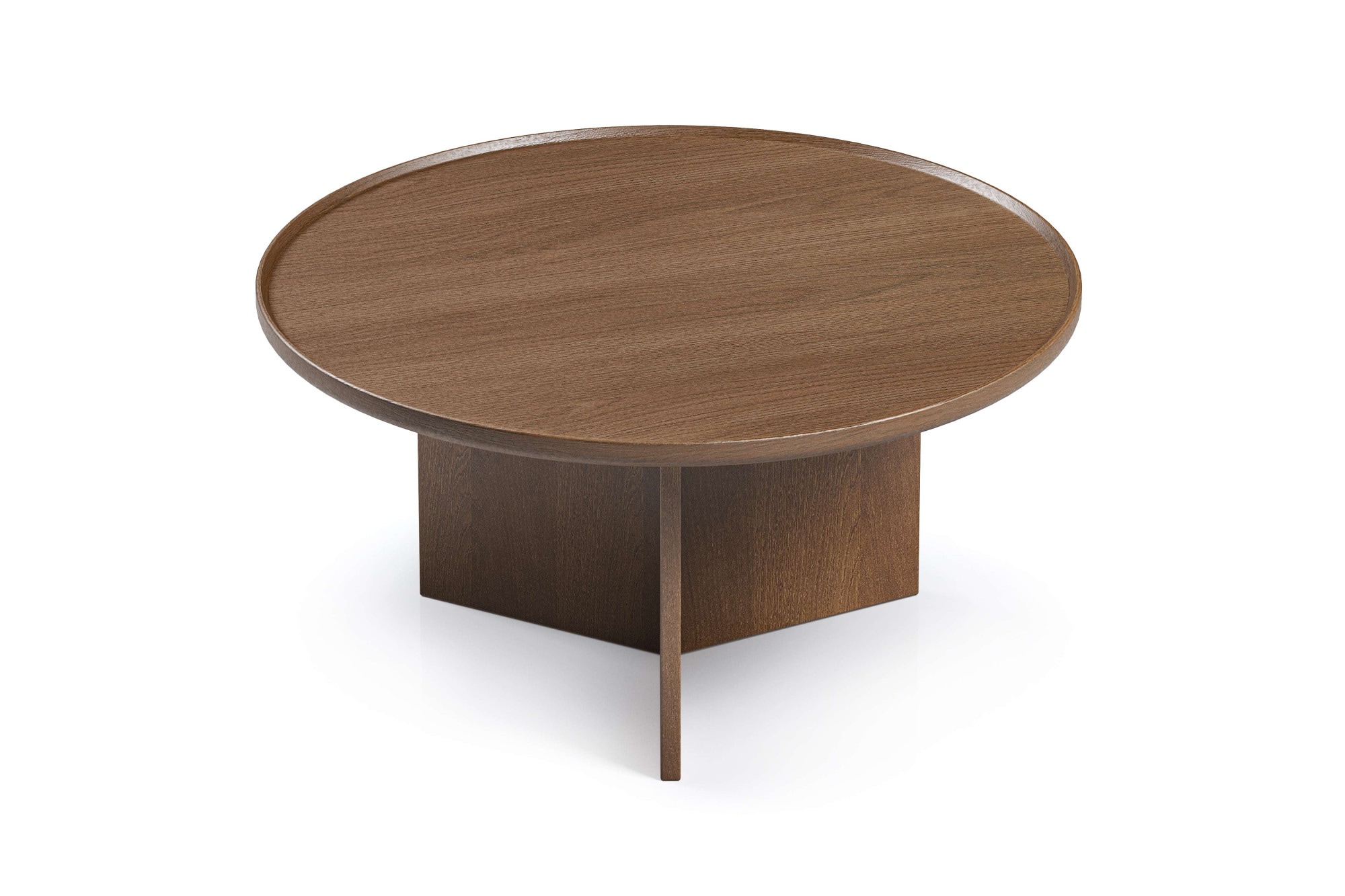 Woodman Table basse »Cala« 83/83/42 cm,  Breite 83 cm, rund, Tischplatte aus massiver Eiche, FSC® zertifiziert