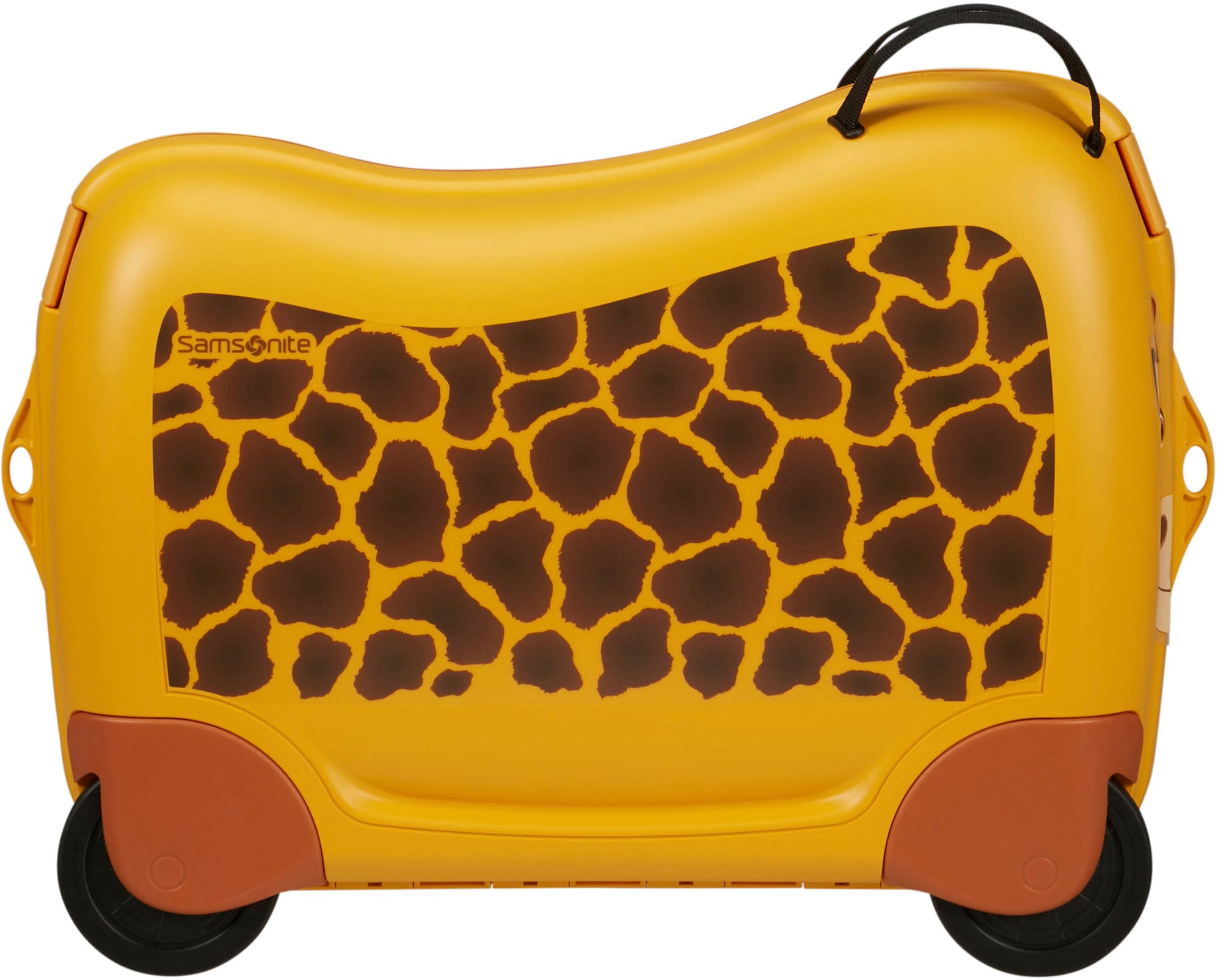 Samsonite Kinderkoffer »Dream2Go Ride-on Trolley, Giraffe«, 4 Rollen, Kinderreisekoffer Handgepäck zum sitzen und ziehen