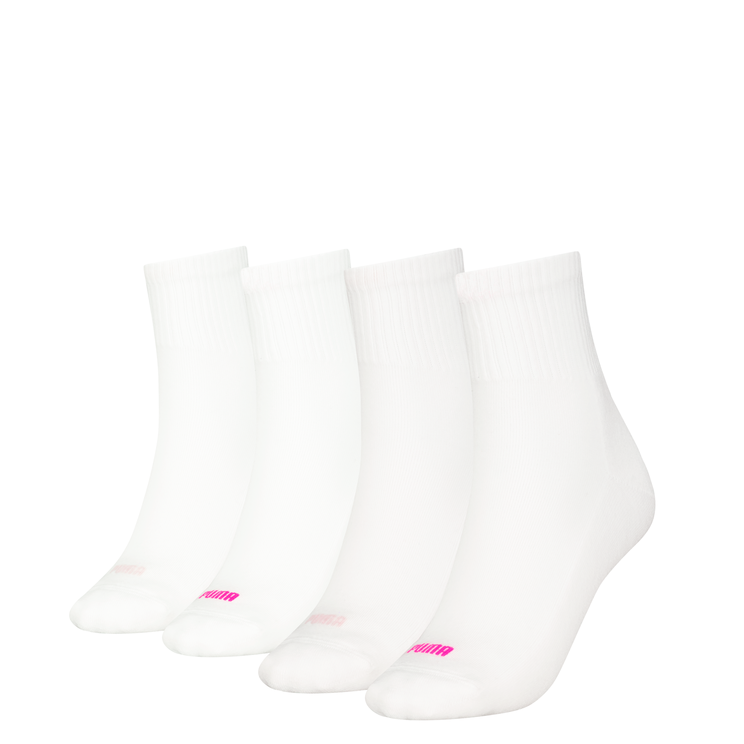 Image of PUMA Socken "PUMA WOMEN HEART LOGO SHORT CREW 4P ECOM" 4 Paar, 4 Stk. tlg. mit buntem Schaftdetail