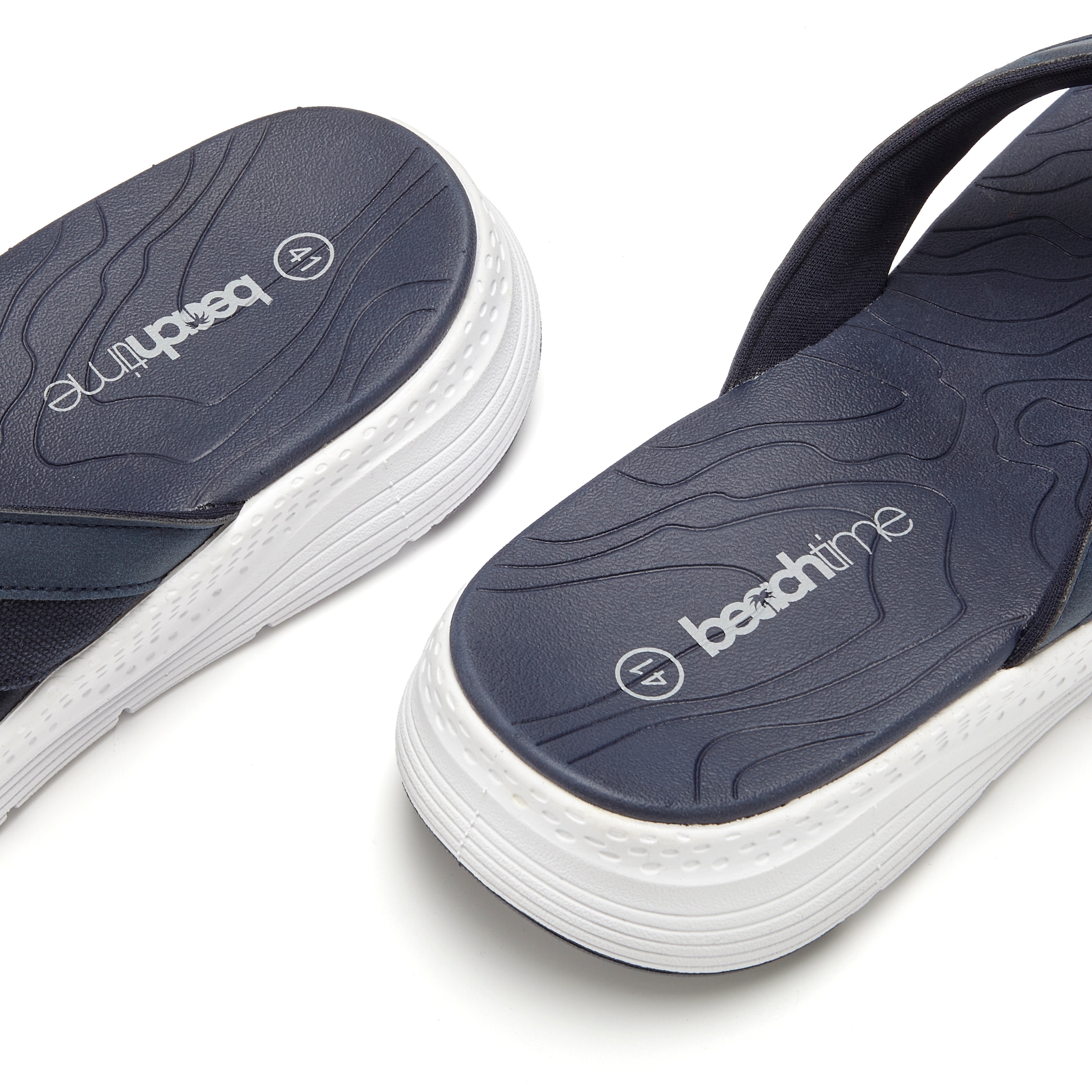 Beachtime Badezehentrenner »Badelatsche, Flip Flop, Sommerschuhe, Badepantolette, Badeschlappe«  NEU Pantolette mit wasserabweisender und leichter Sohle VEGAN