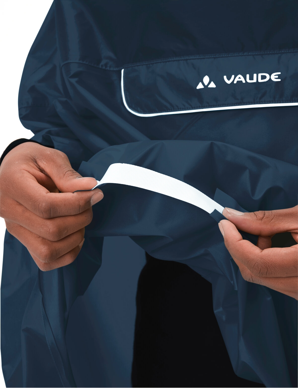 VAUDE Poncho de pluie »VALDIPINO PONCHO« für Radsport und Outdoor-Aktivitäten, leichtes Material