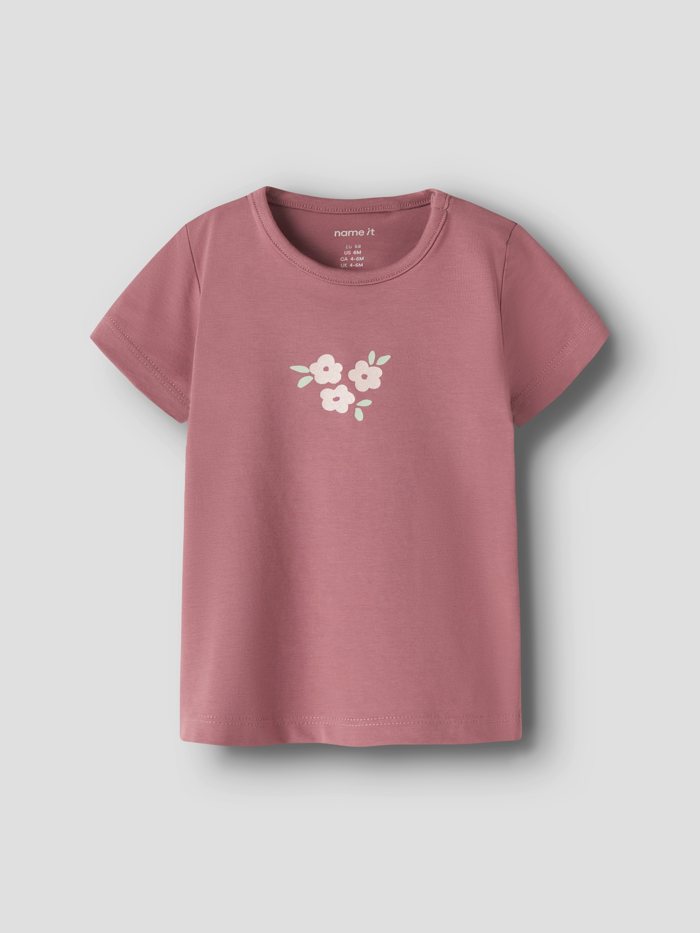 Name It Rundhalsshirt »NBFVUBIE 2P SS TOP BOX« Packung, 2 Baumwollmischung, regular fit