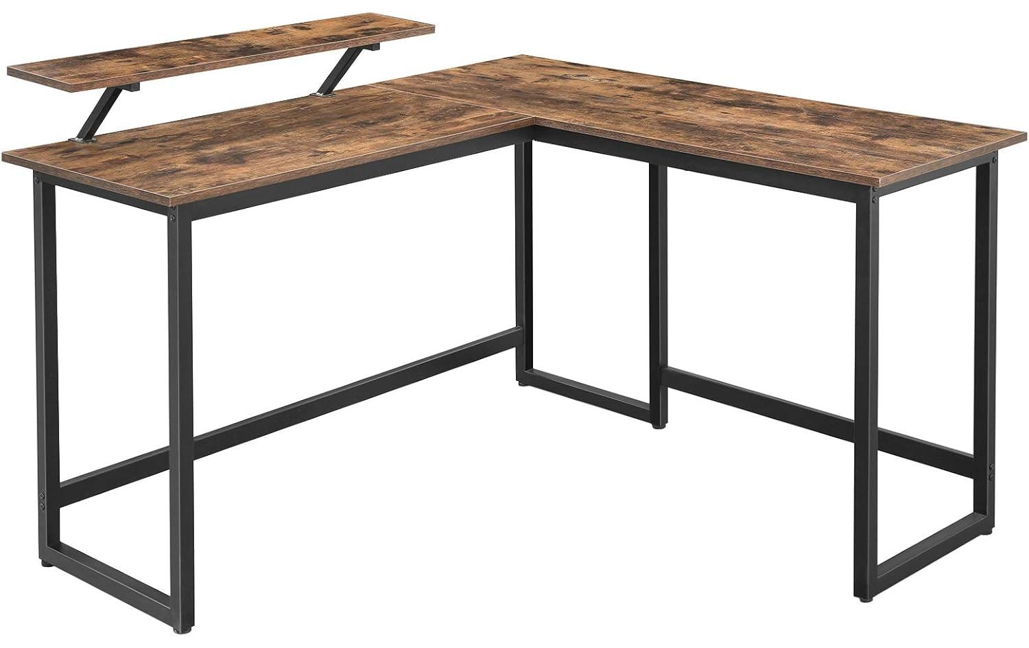 VASAGLE Bureau »in L-Form 140 x 130 cm«