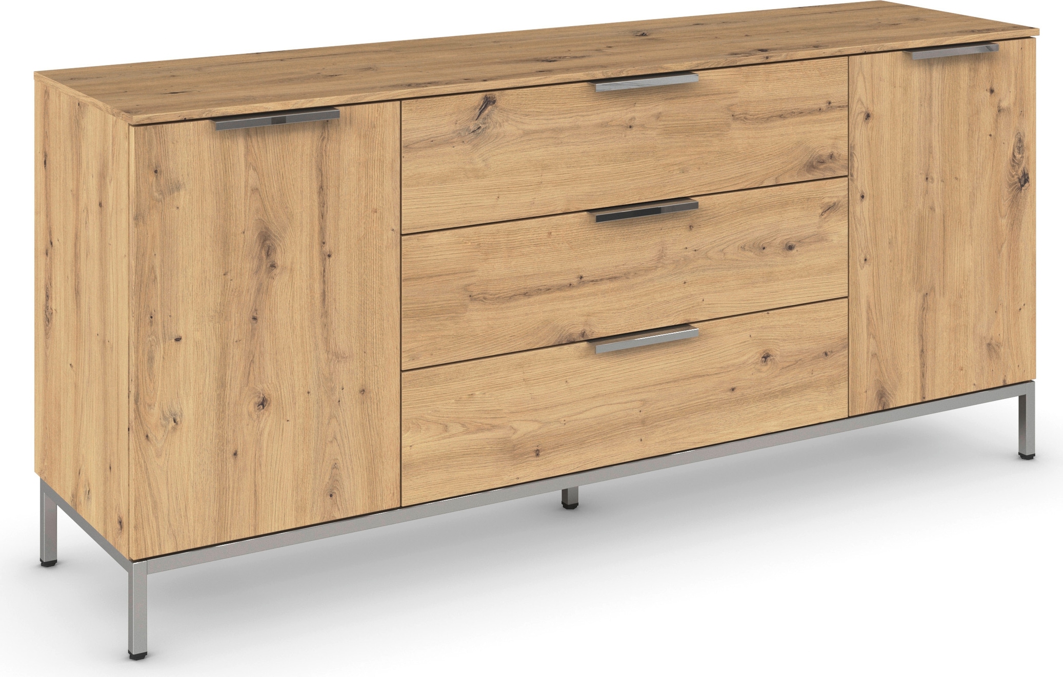 Image of rauch Kombikommode "Kommode Türkommode Sideboard Kombikommode FLIPP" Breite 160 cm mit 2 Einlegeböden, 2-türig mit 3 Schubladen und Soft-Close-Funktion