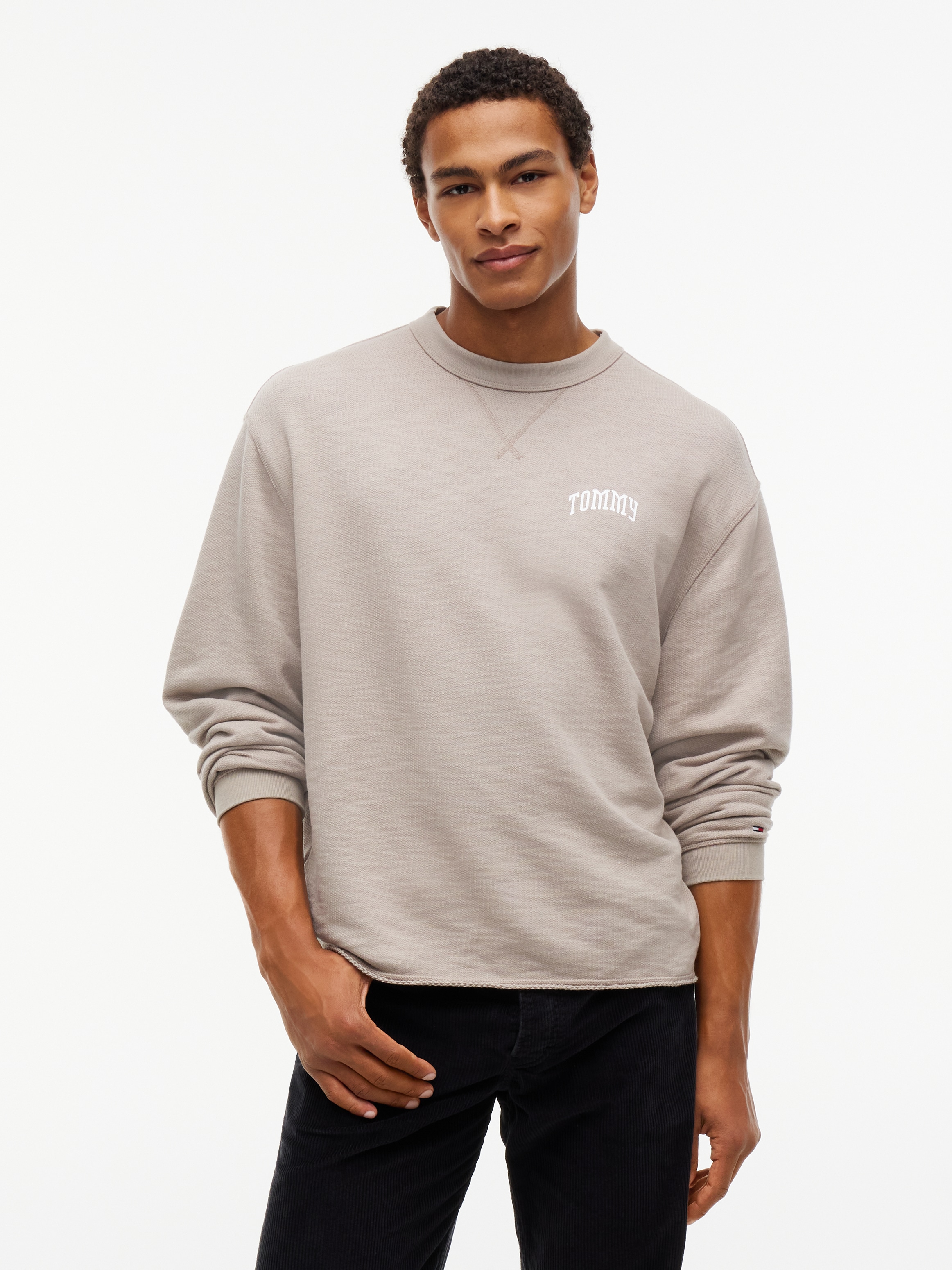 Image of Tommy Jeans Sweatshirt "TOMMY OPEN", Regular fit mit Rundhalsausschnitt