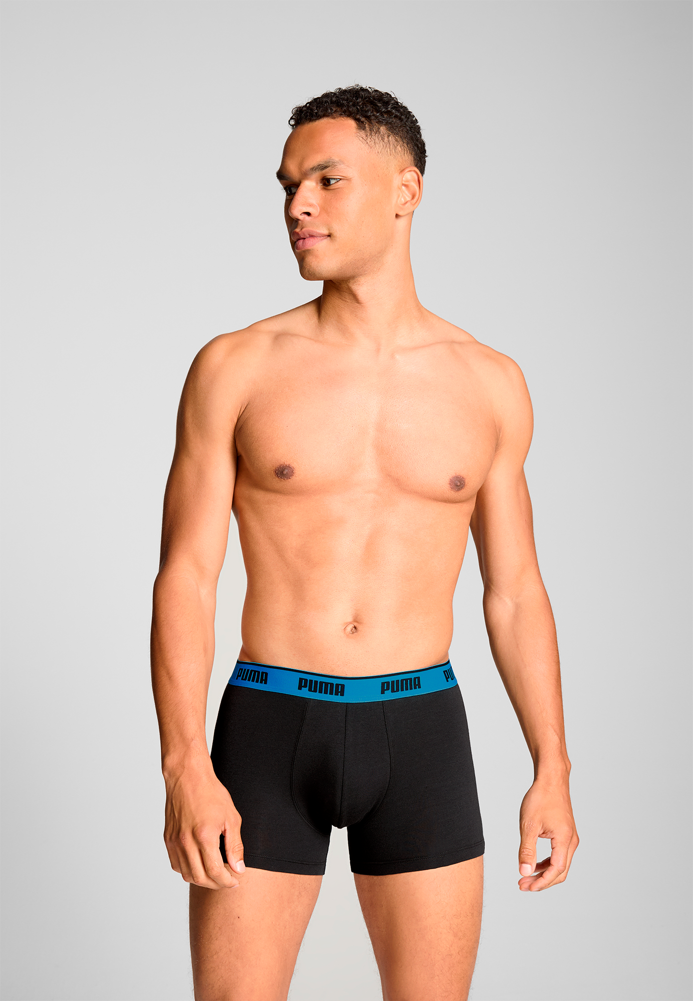 PUMA Boxers »PUMA MEN EVERYDAY BASIC BOXERS 3P« ceinture élastique confortable avec logo
