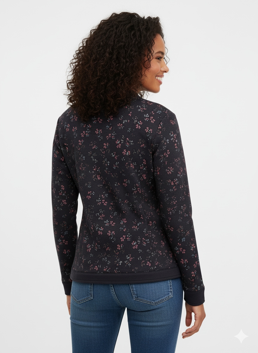 Ragwear Sweatjacke »AVALINA FLOWERS O«