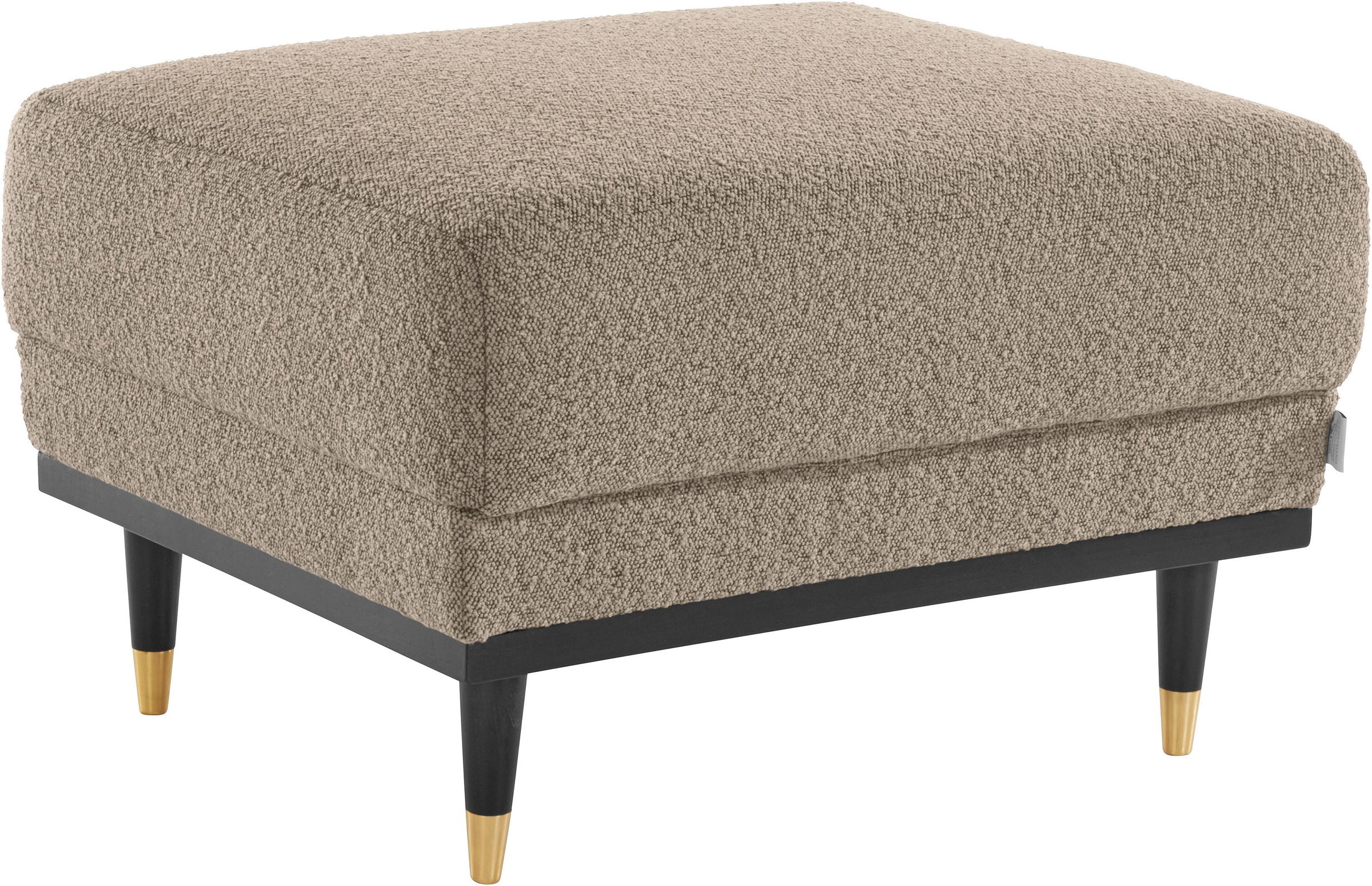 Home affaire Polsterhocker »Chamby New« im Bouclé-Strukturbezug