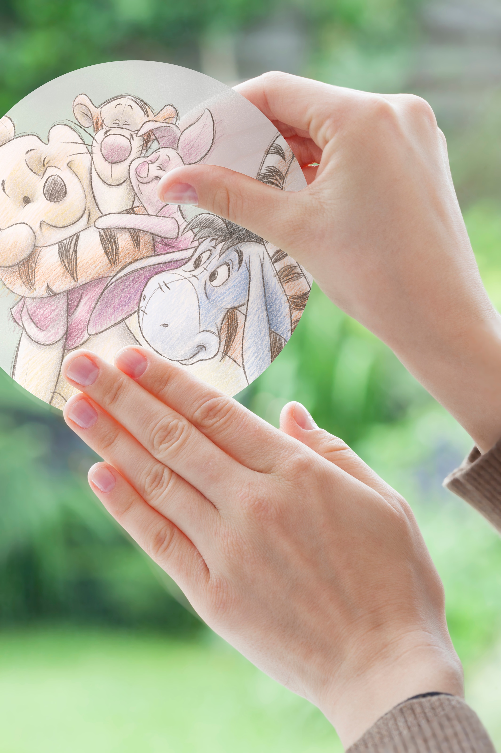 Komar Tableau de fenêtre »Fenstersticker - Winnie the Pooh Wonderful - Grösse 30 x 30 cm« 31 x 30 cm, 2 Bogen