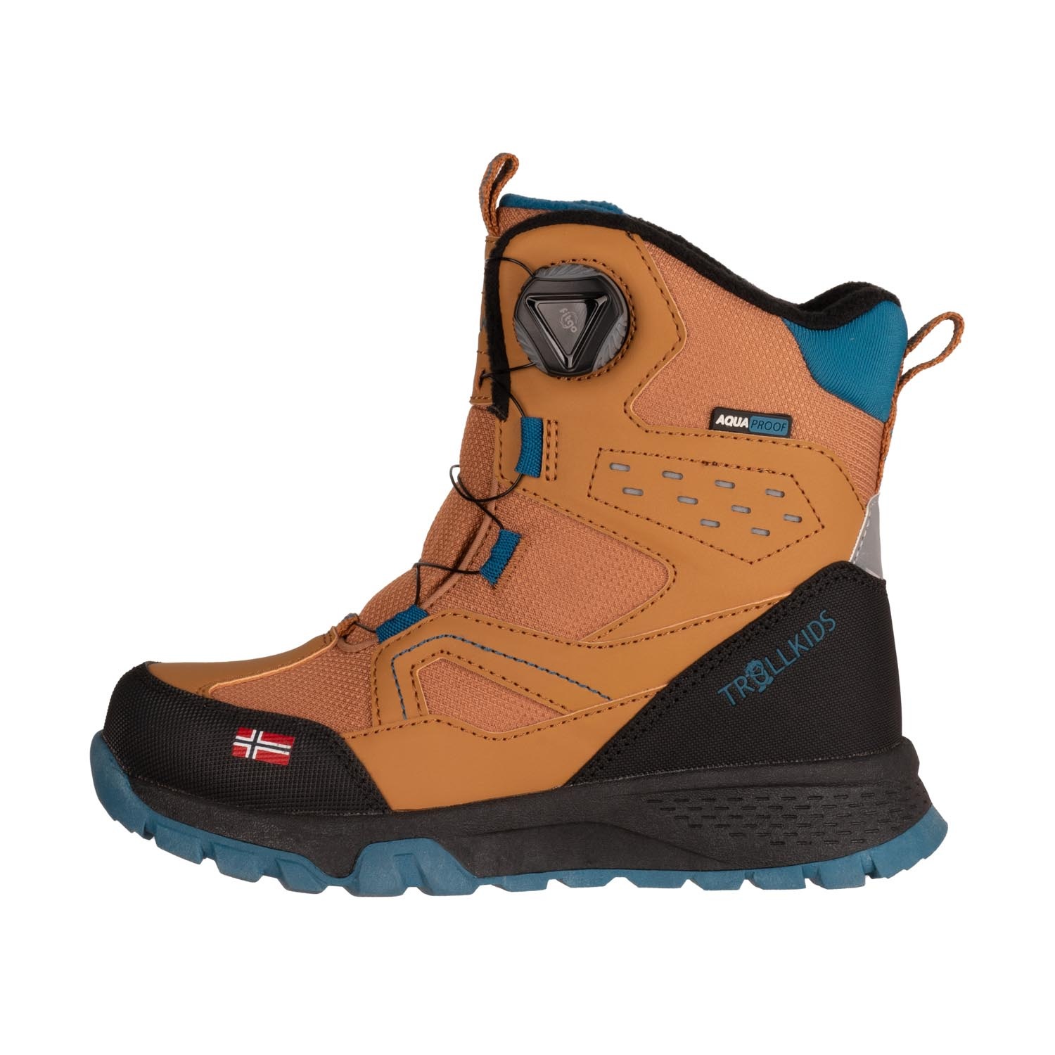 TROLLKIDS Winterstiefel »KIDS KIRKENES WINTER BOOTS«, wasserdicht, fitgo Schnellschnürsystem, reflektierende Details
