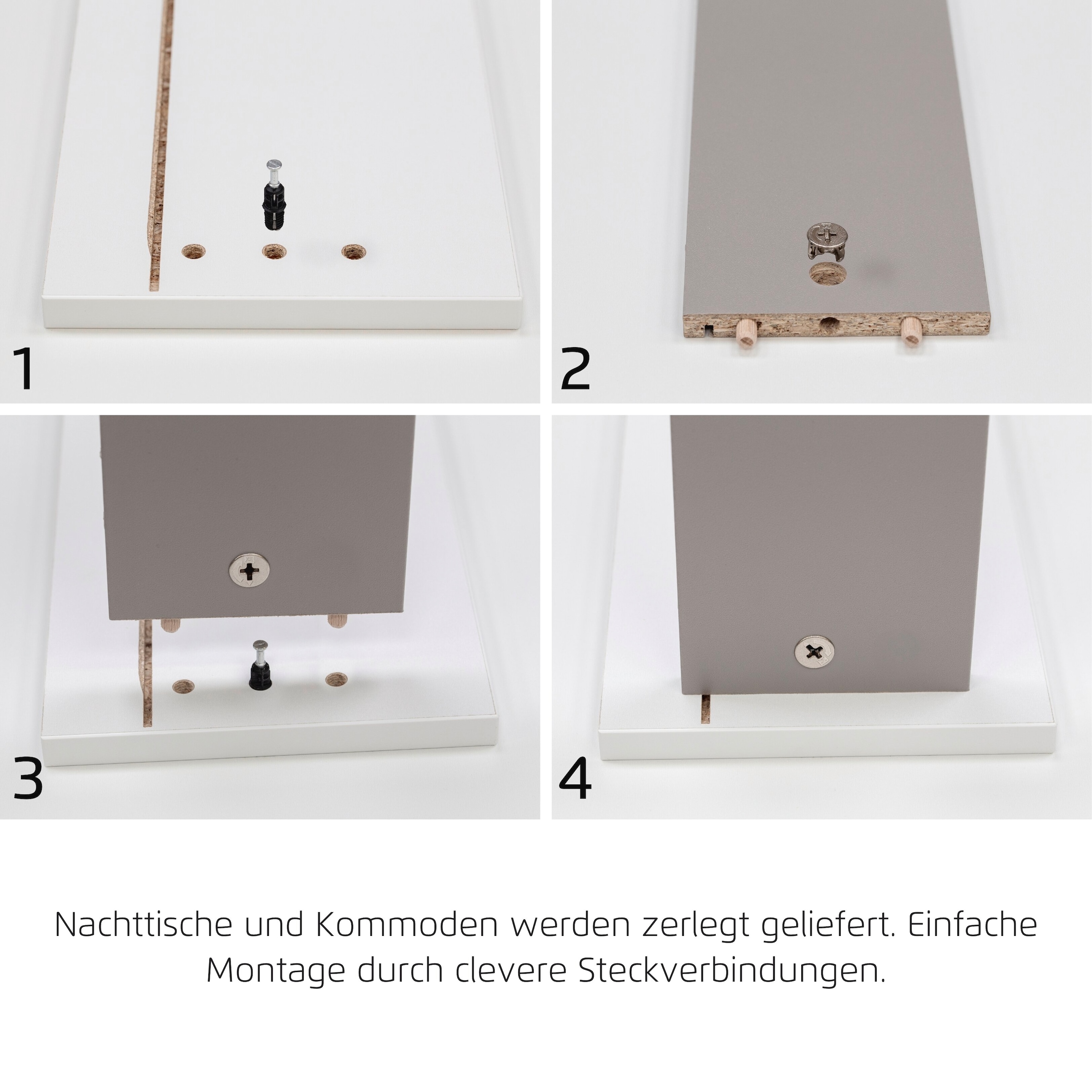 rauch Kombikommode »Sideboard Schubkommode Kommode MONTCLAR Front Dekor/Hochglanz/Glas« Breite 160 / Höhe 81 cm, 2 Einlegeböden, inkl. Soft-Close-Funktion,  2-türig, 4 geräumige Schubladen, viele Griffvarianten MADE IN GERMANY
