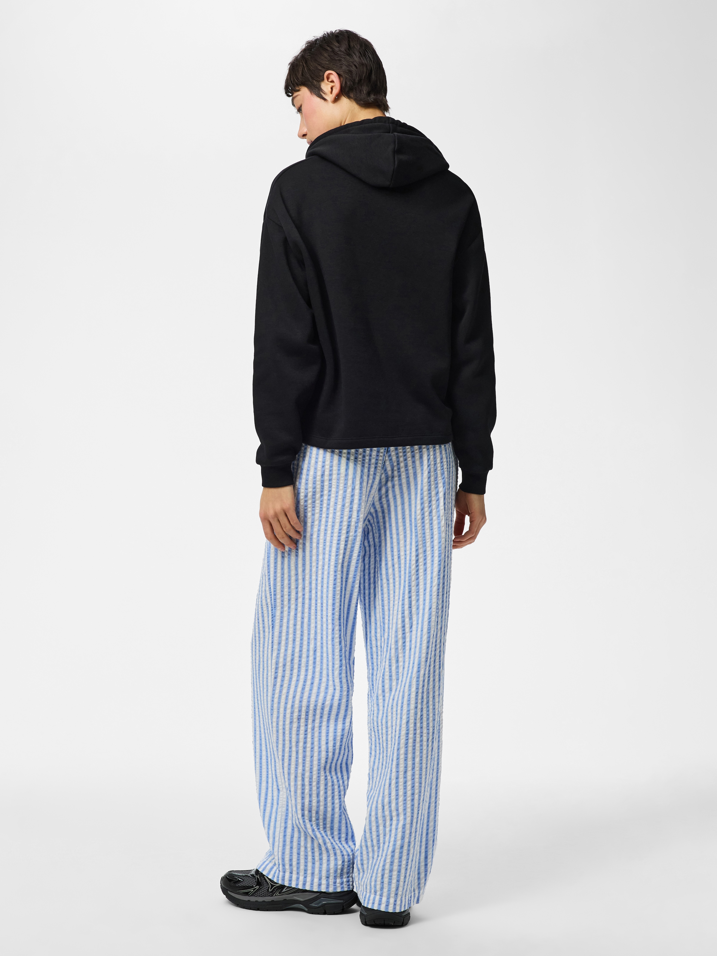 pieces Stoffhose »PCSTINNA HW PANTS WVN NOOS BC«  mit weitem Bein