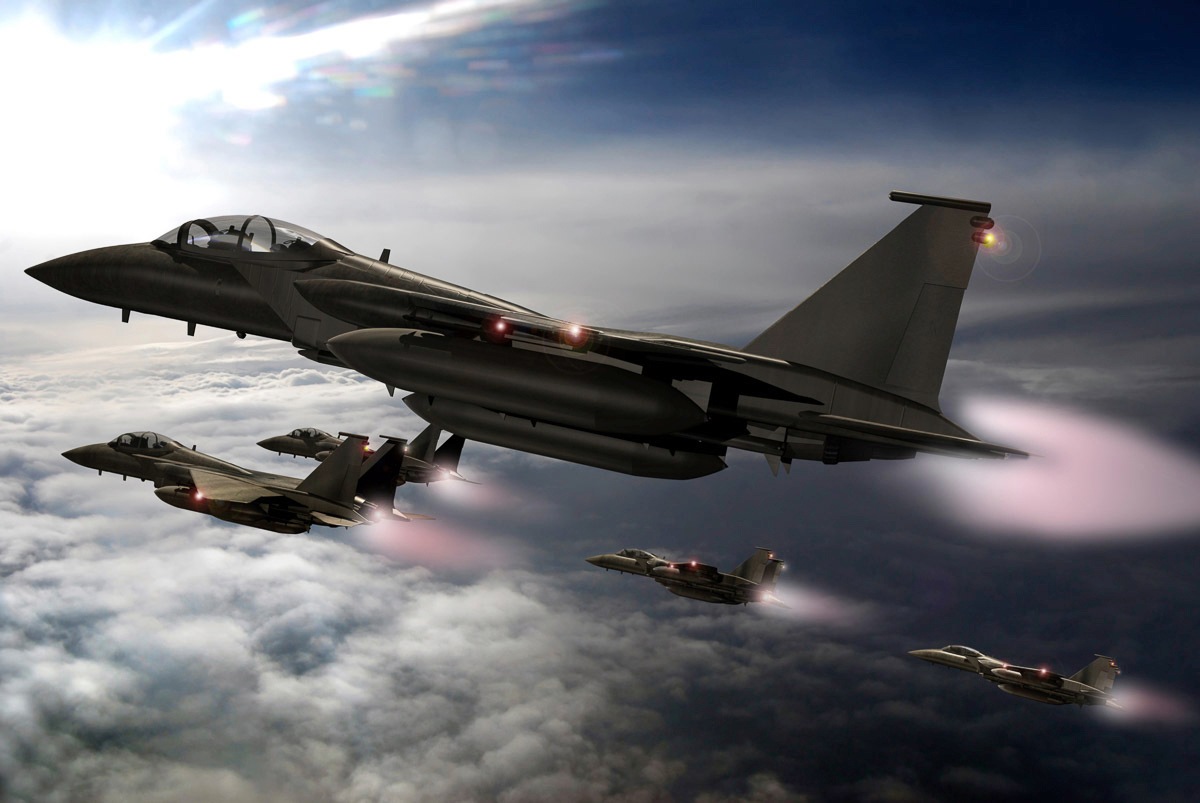 Image of Papermoon Fototapete »Jets«, Vliestapete, hochwertiger Digitaldruck, inklusive Kleister bei Ackermann Versand Schweiz