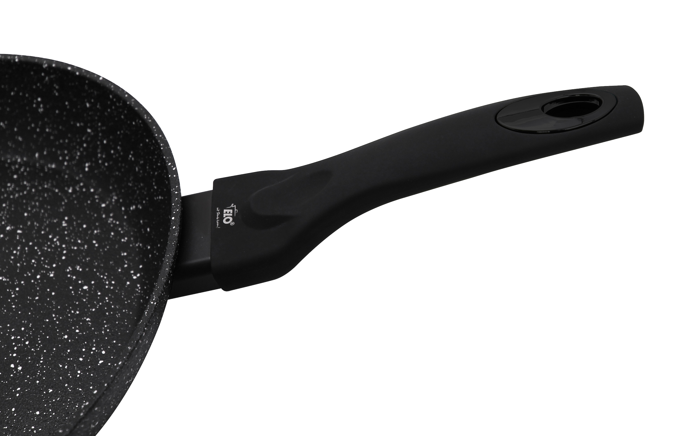 Elo Pfannen-Set »Granit Passion 2-teilig (20/28 cm)« Aluminium Set, je 1 Bratpfanne Ø 20/28 cm, 2 tlg. extra raue Oberfläche mit weissen Punkten